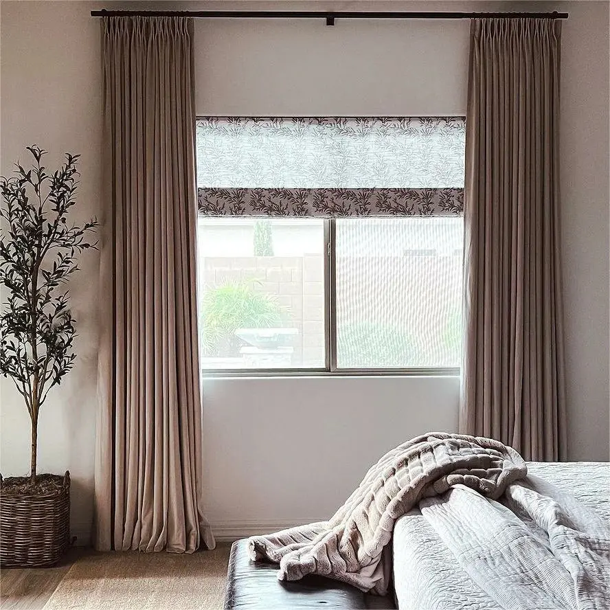 Sara Le Printed Roman Shade Cordless - Image 3