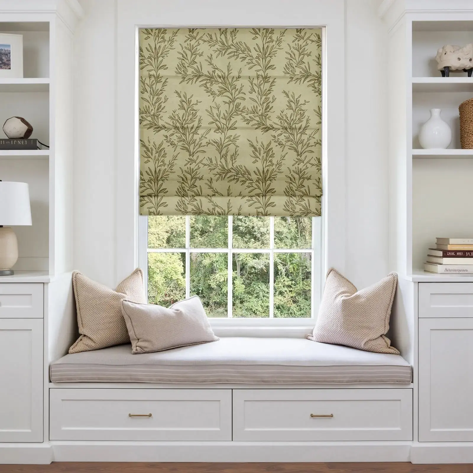 Sara Le Printed Roman Shade Cordless - Image 6