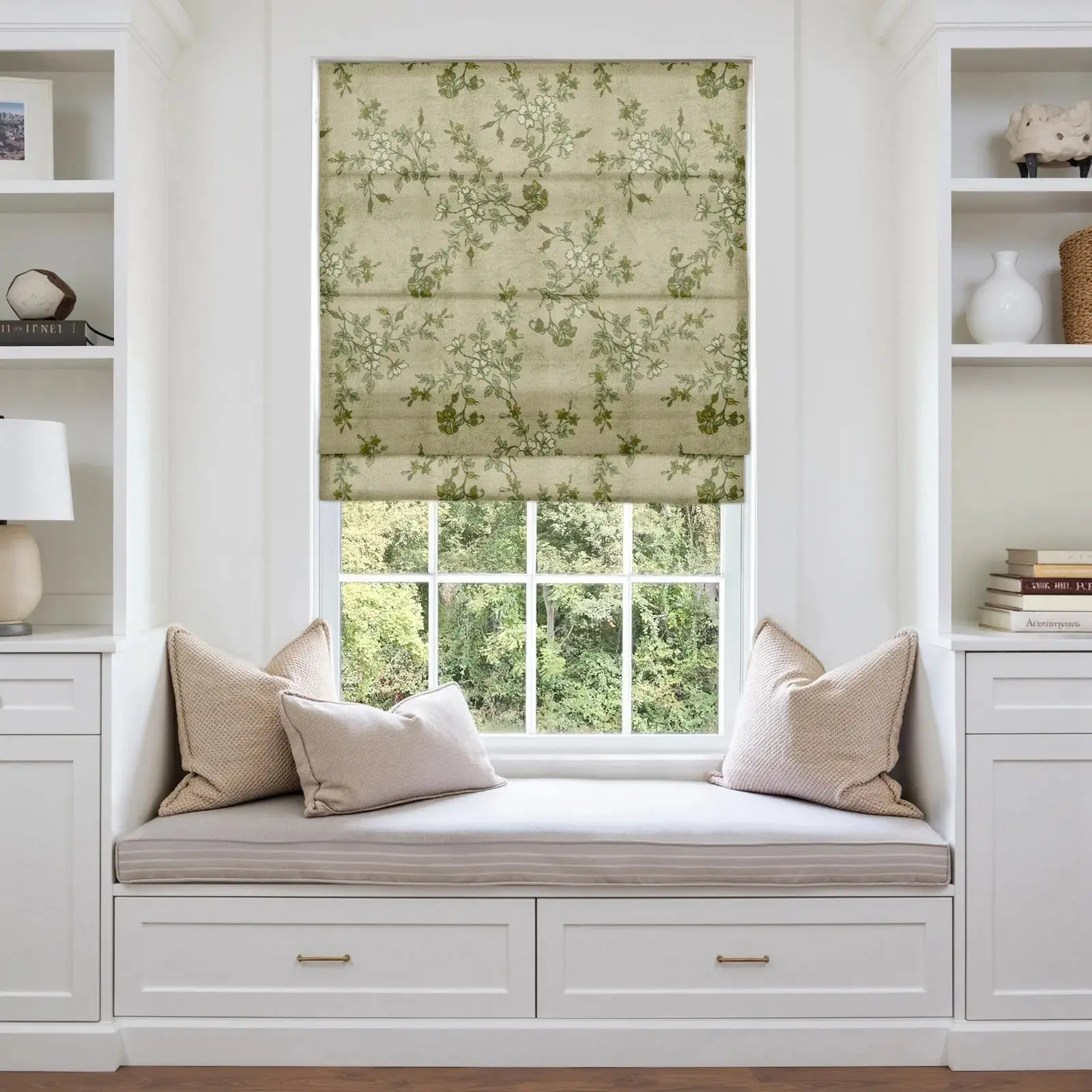 Sara Le Printed Roman Shade Cordless - Image 7