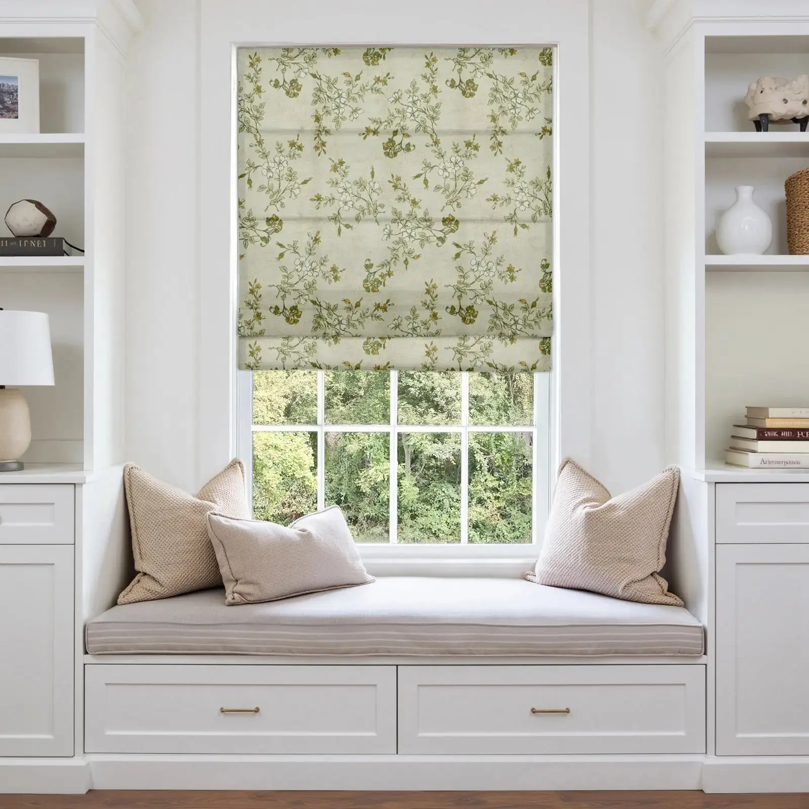 Sara Le Printed Roman Shade Cordless - Image 8