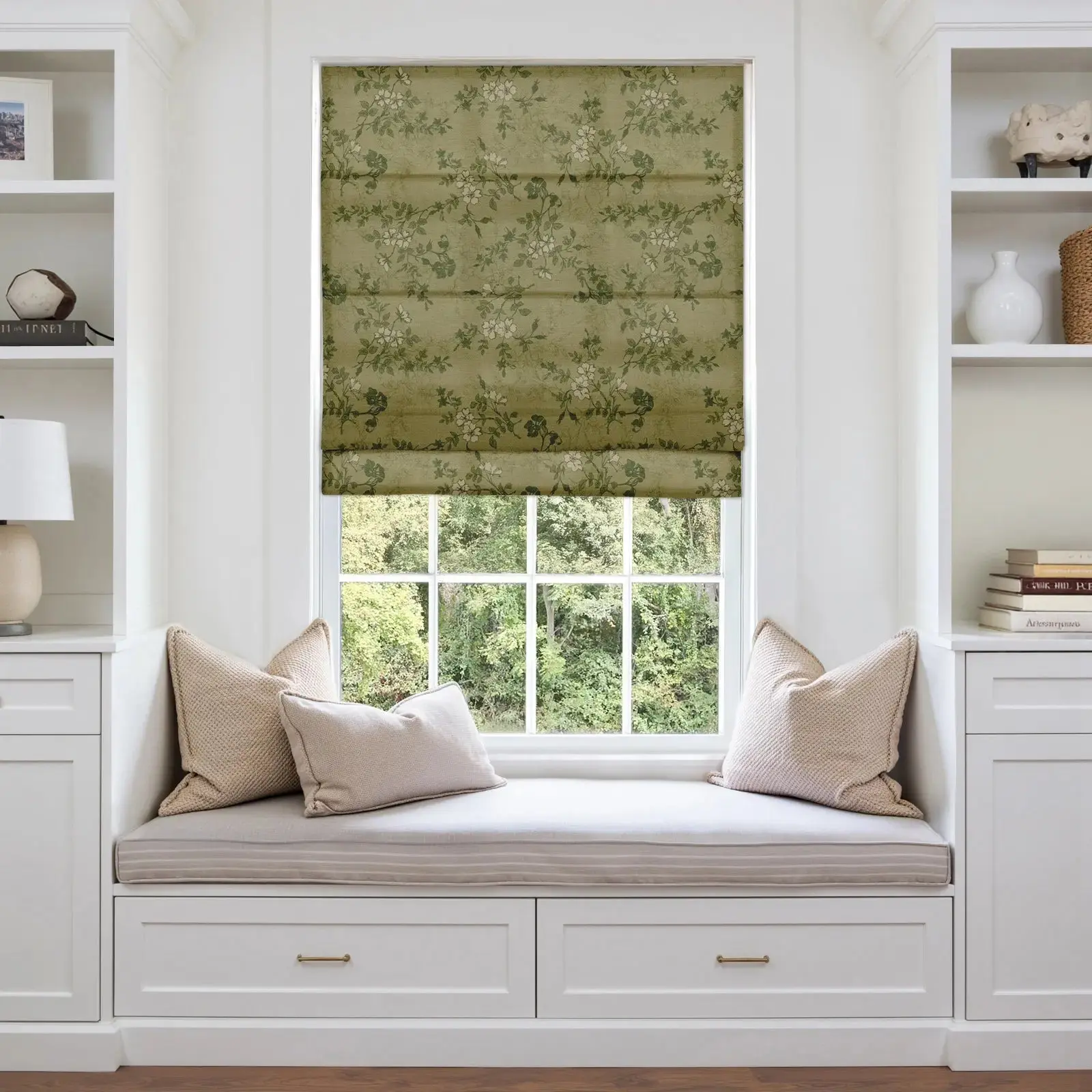 Sara Le Printed Roman Shade Cordless - Image 9