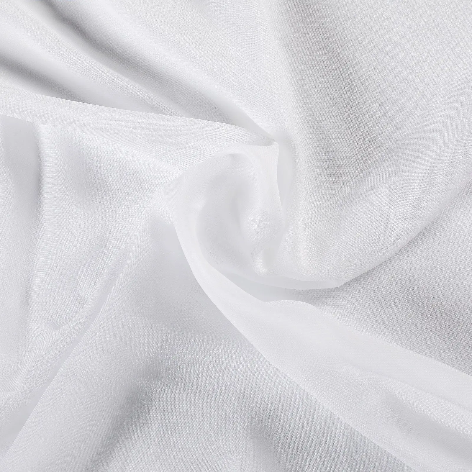 Scandina Solid Voile Sheer Curtain Pleated - Image 7