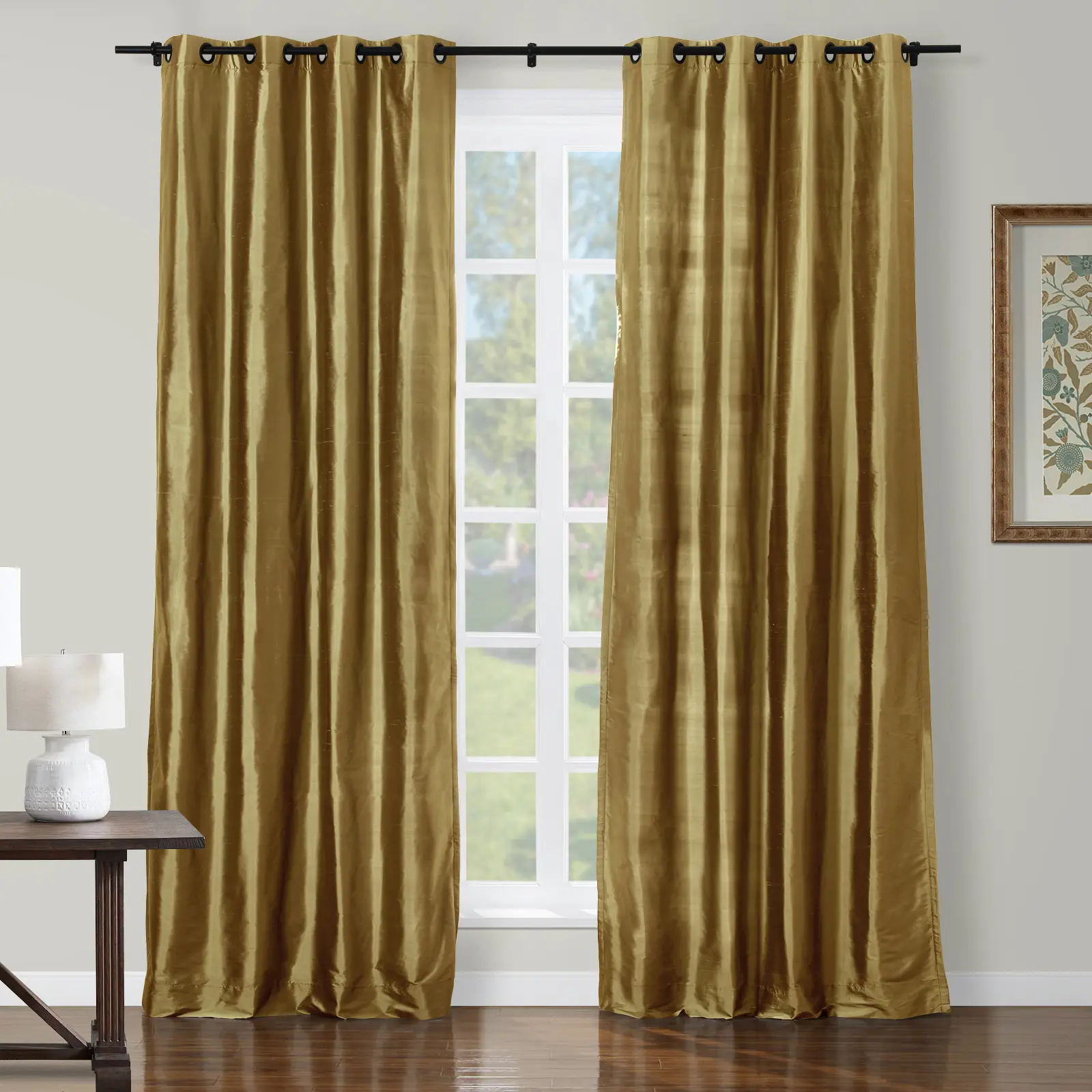 Selman Dupioni Silk Drapery Grommet - Image 38