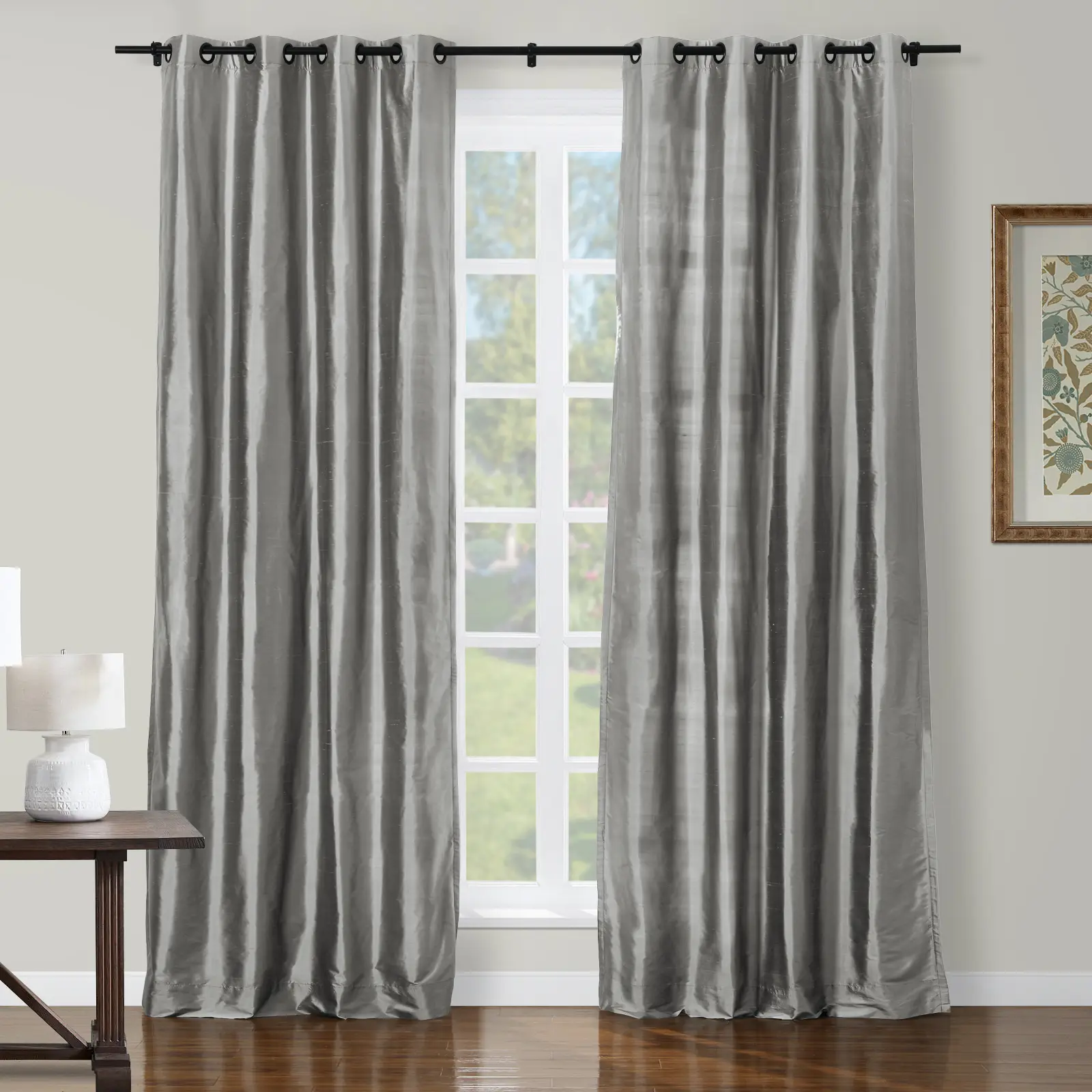 Selman Dupioni Silk Drapery Grommet - Image 43