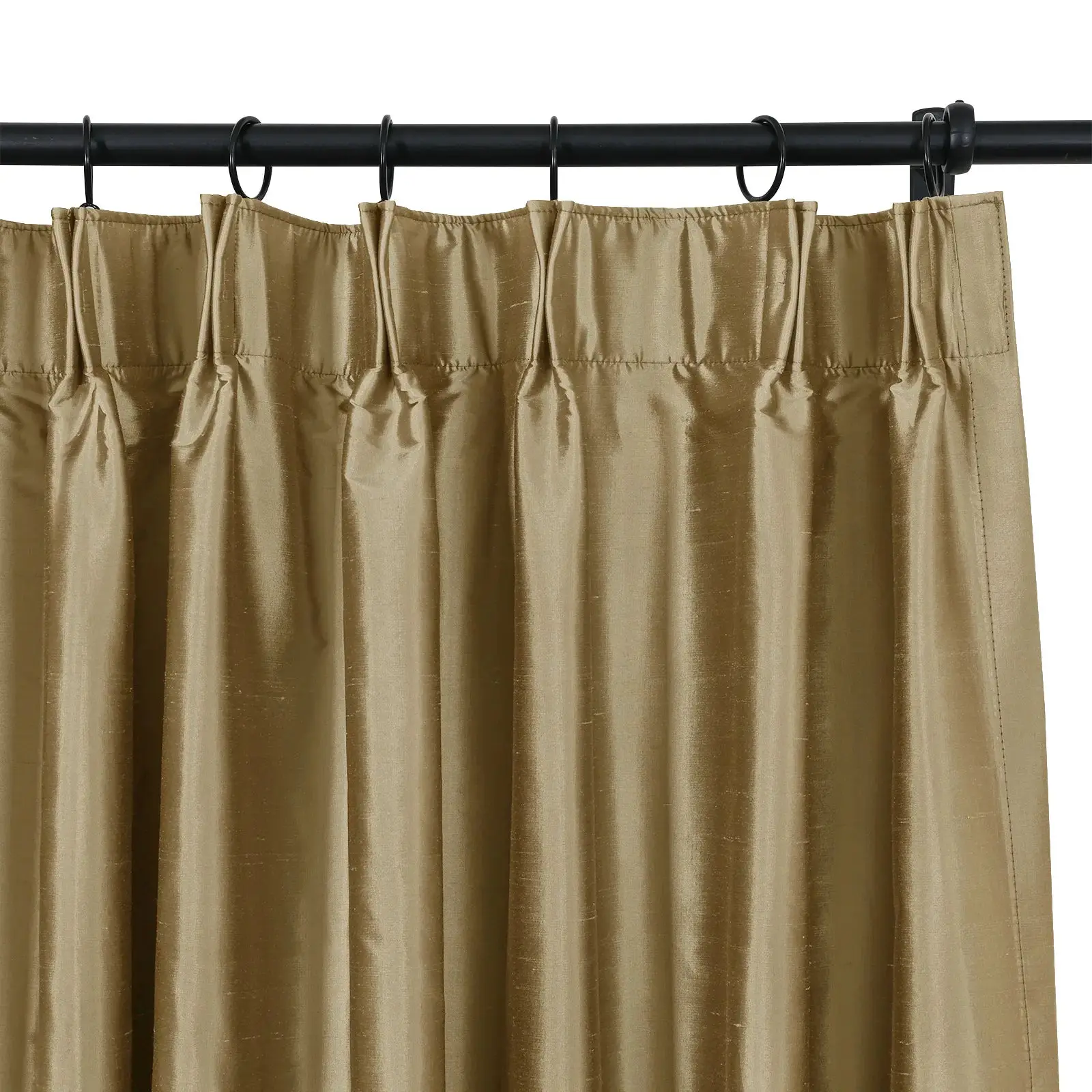 Selman Dupioni Silk Drapery Pleated - Image 105