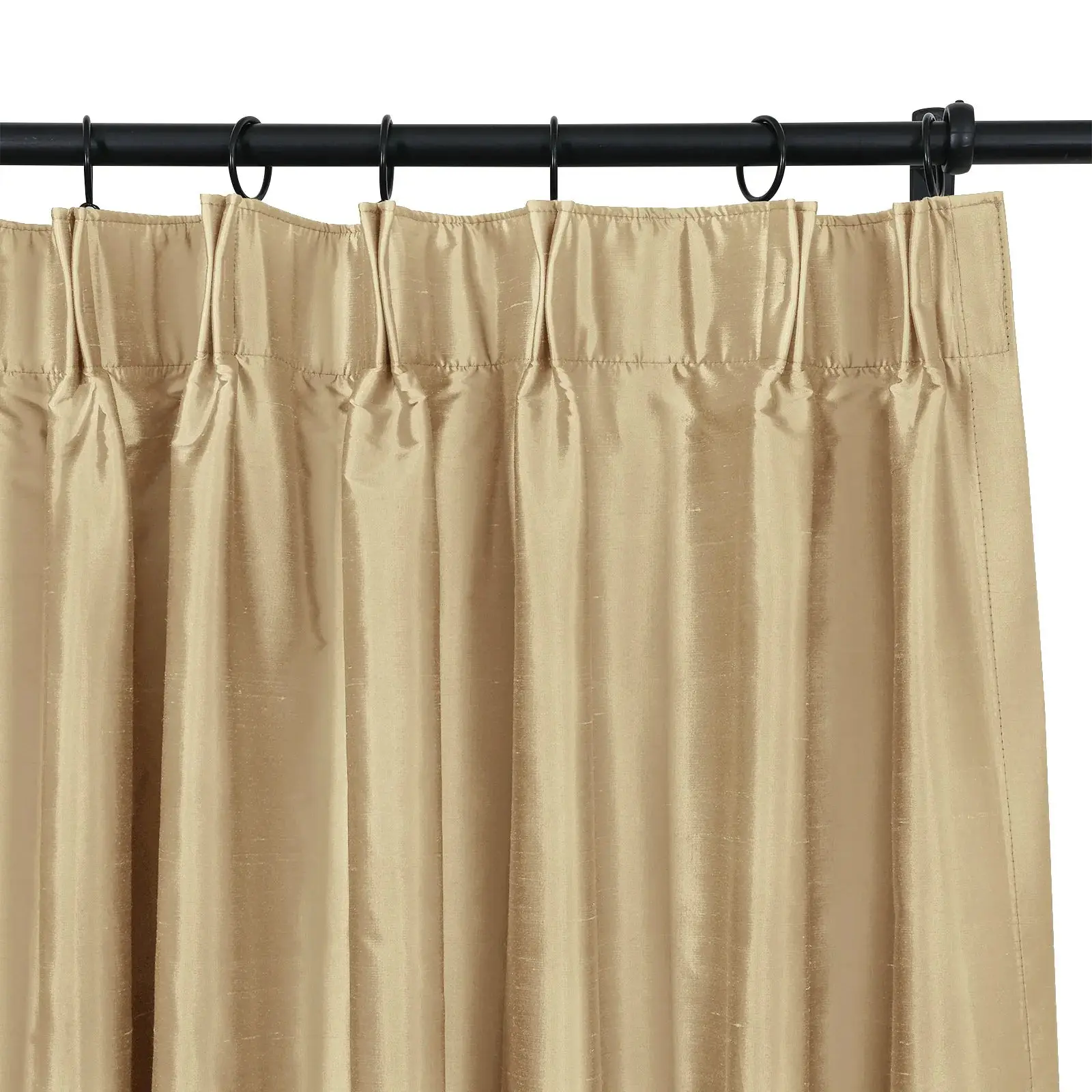 Selman Dupioni Silk Drapery Pleated - Image 111