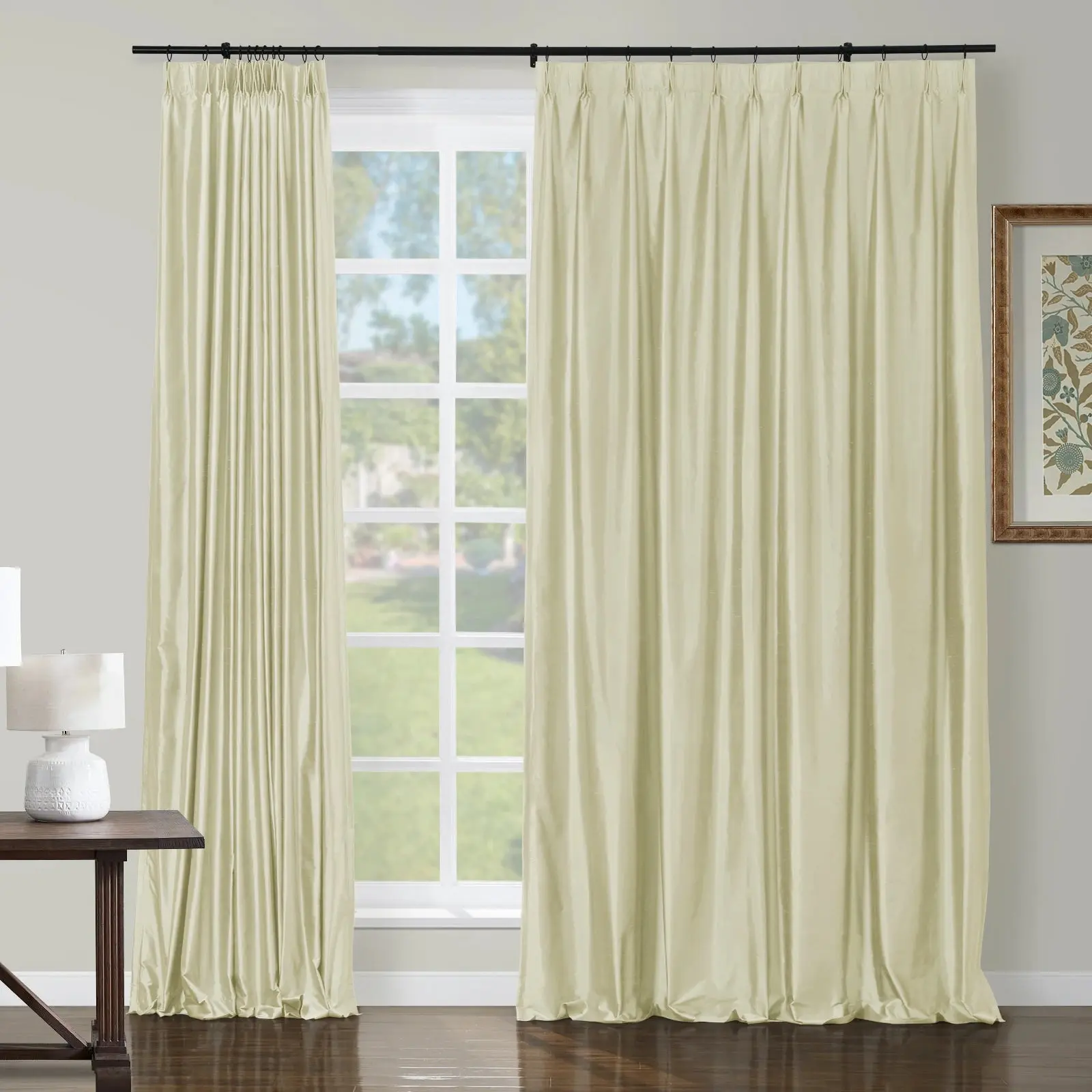 Selman Dupioni Silk Drapery Pleated - Image 12