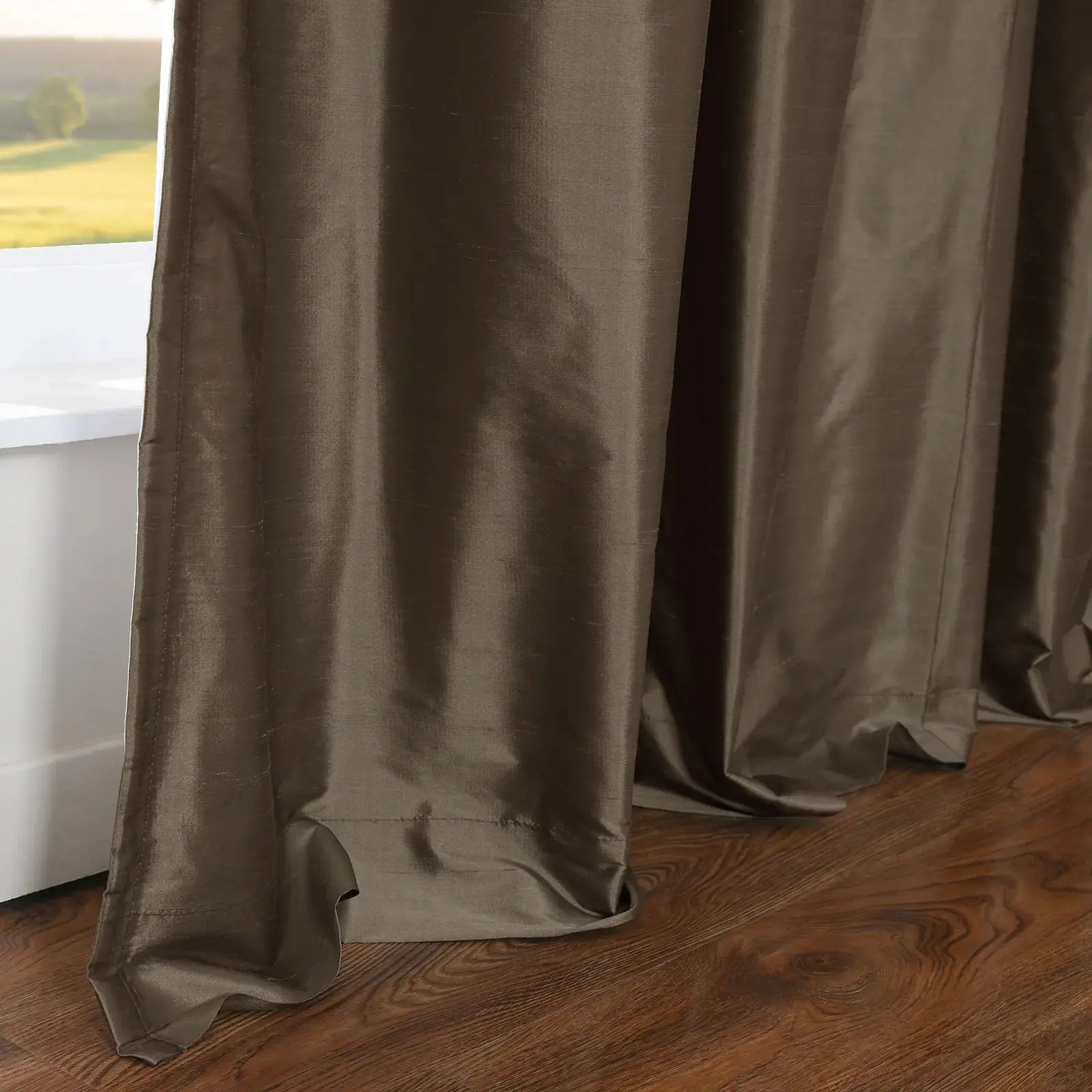 Selman Dupioni Silk Drapery Pleated - Image 123