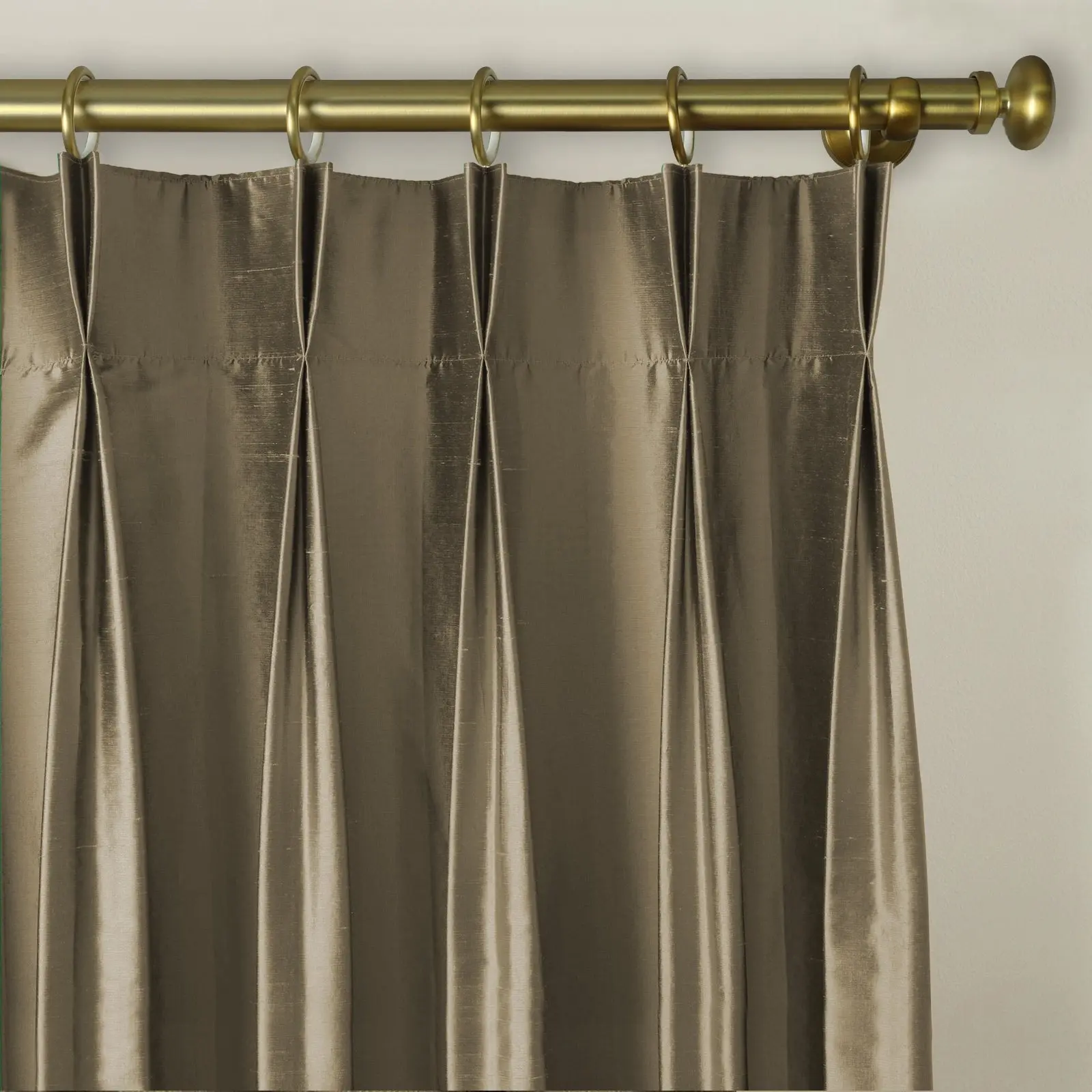 Selman Dupioni Silk Drapery Pleated - Image 128