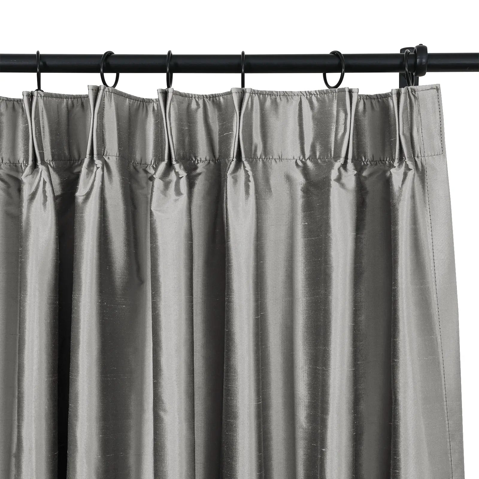 Selman Dupioni Silk Drapery Pleated - Image 17