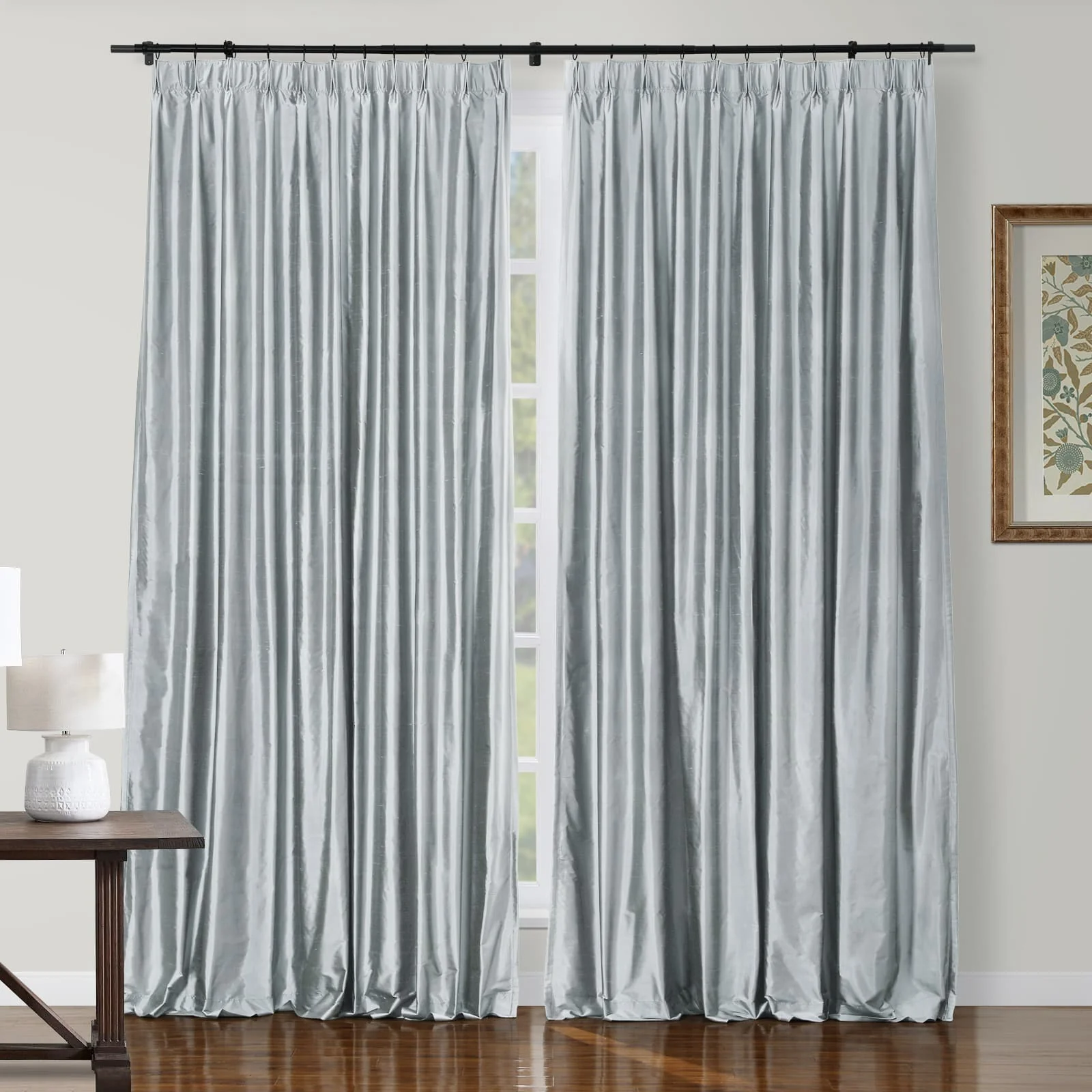 Selman Dupioni Silk Drapery Pleated - Image 18