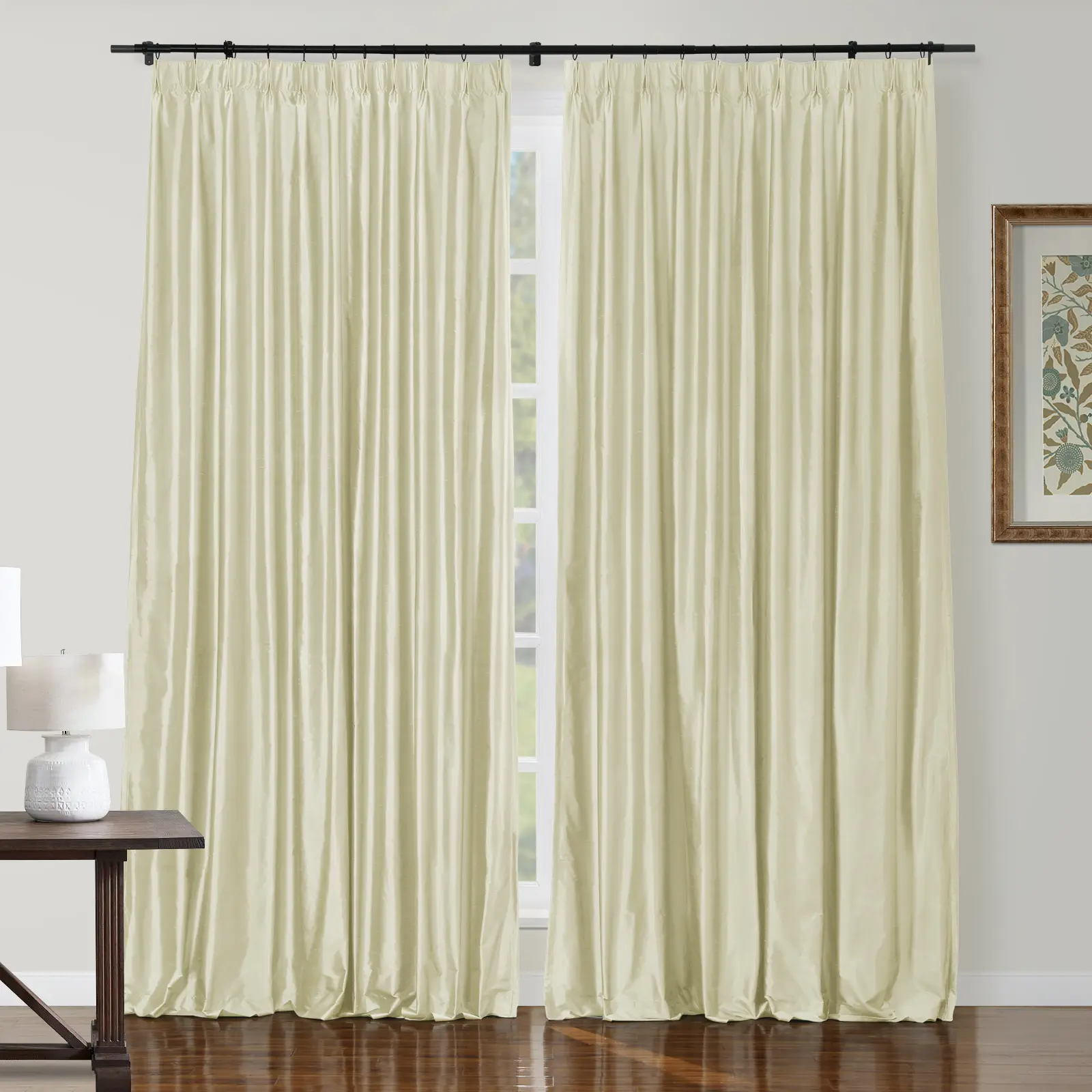 Selman Dupioni Silk Drapery Pleated - Image 26