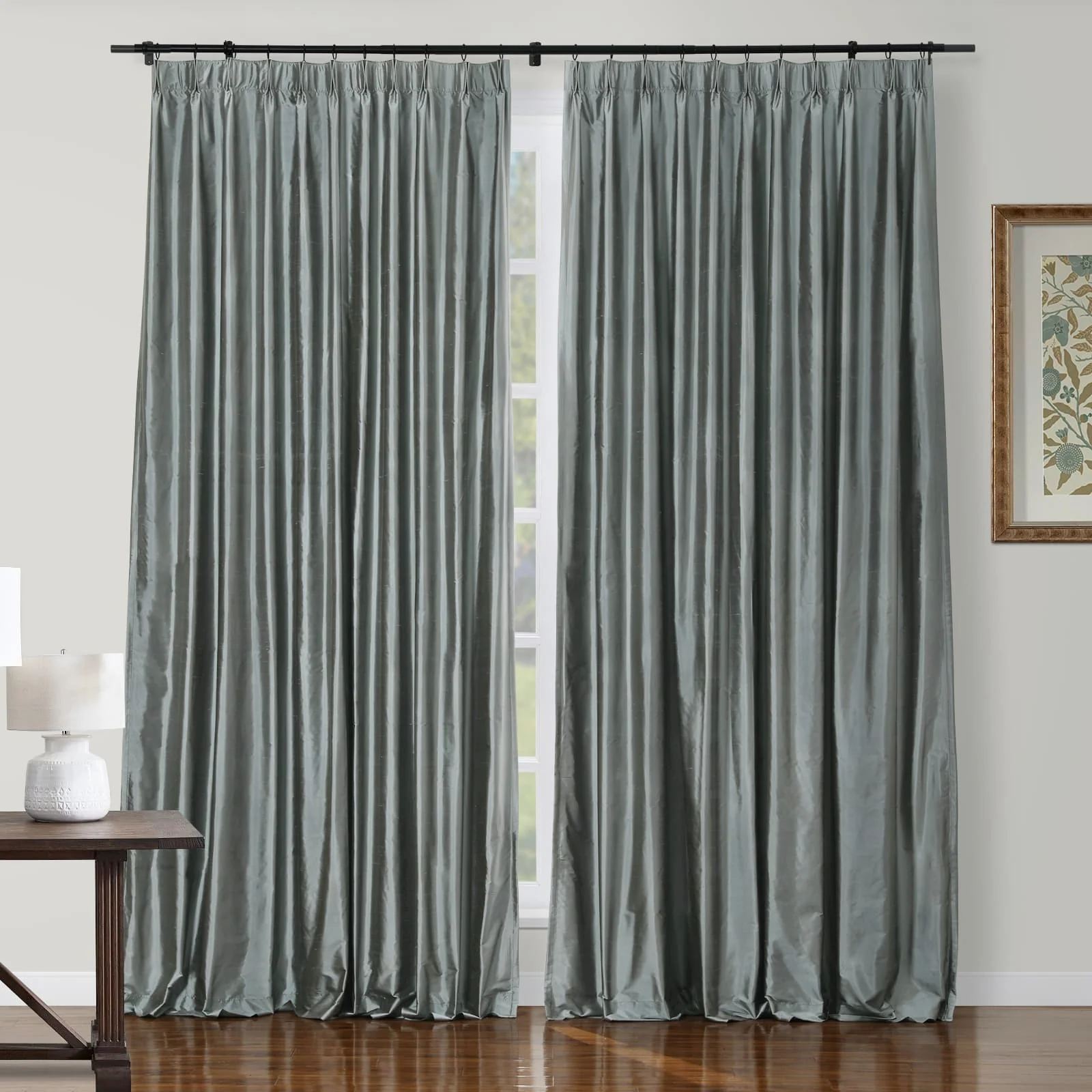 Selman Dupioni Silk Drapery Pleated - Image 27