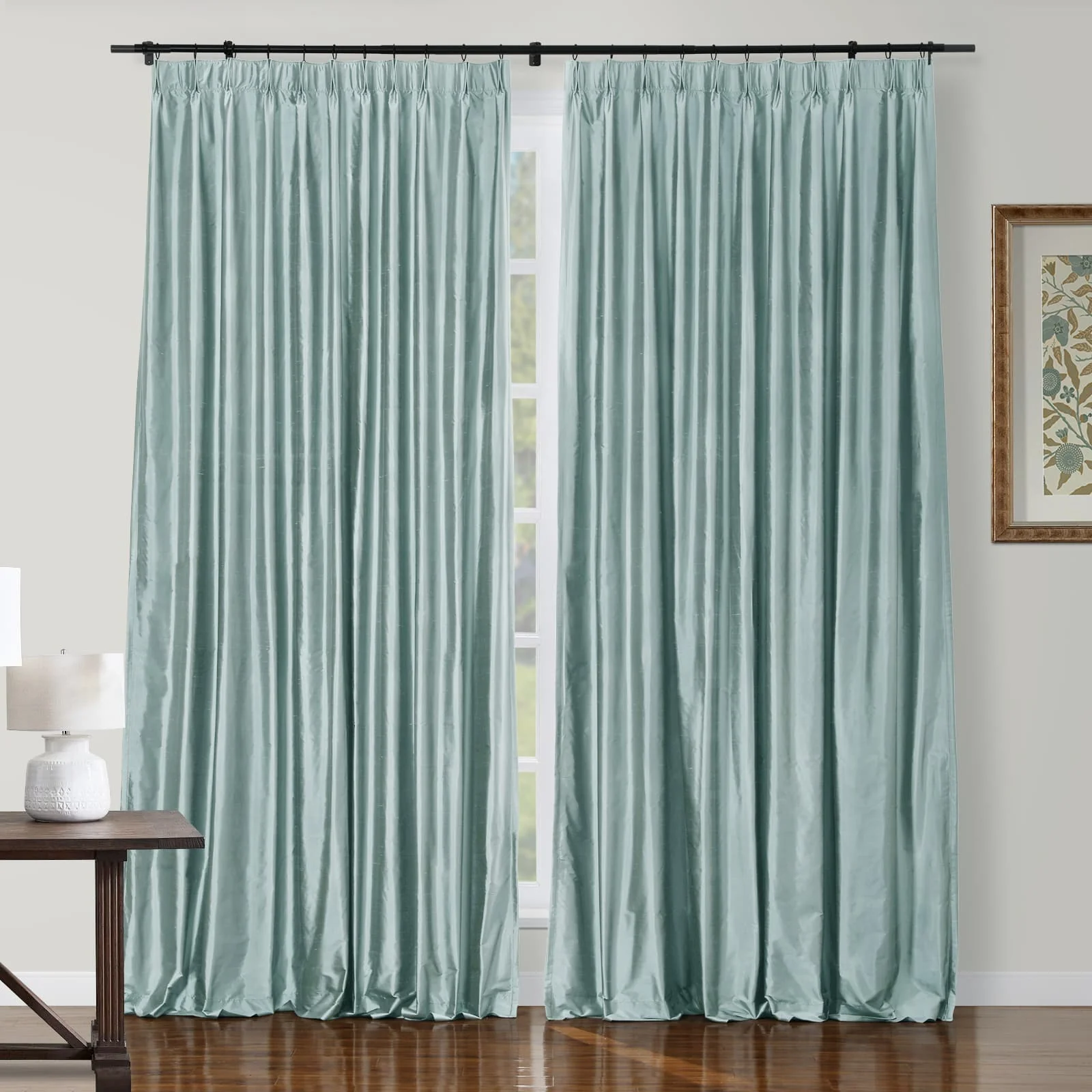 Selman Dupioni Silk Drapery Pleated - Image 30