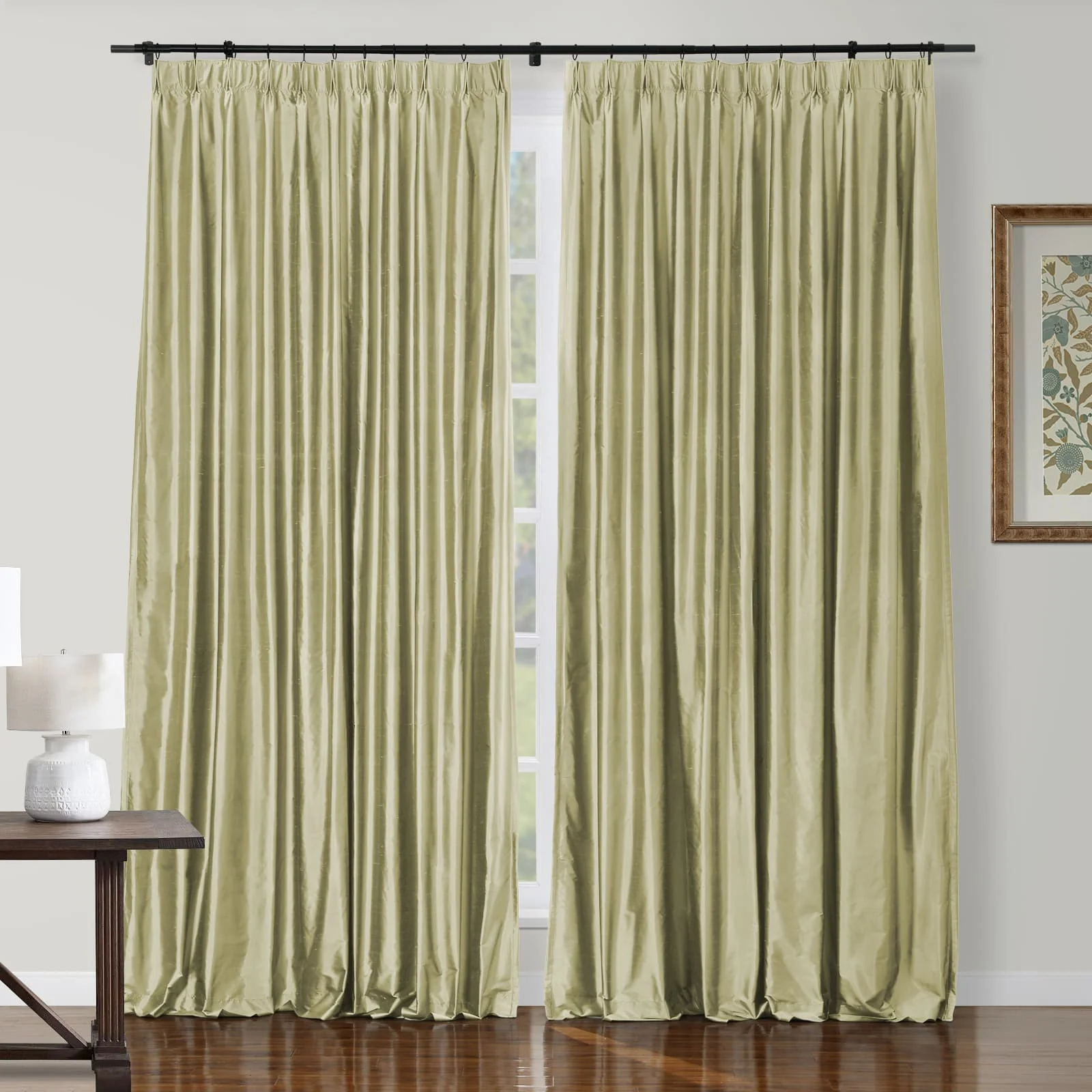 Selman Dupioni Silk Drapery Pleated - Image 31