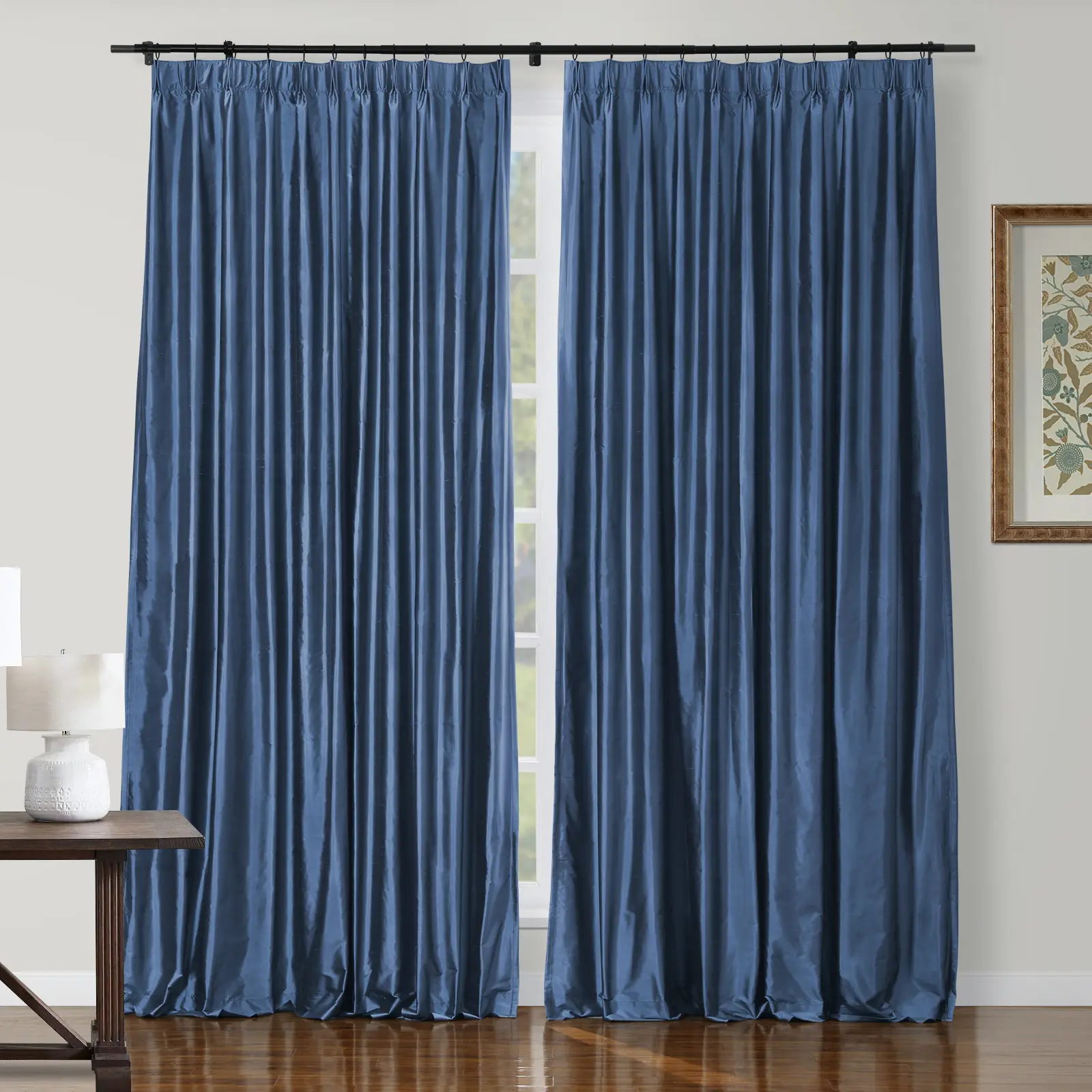 Selman Dupioni Silk Drapery Pleated - Image 44