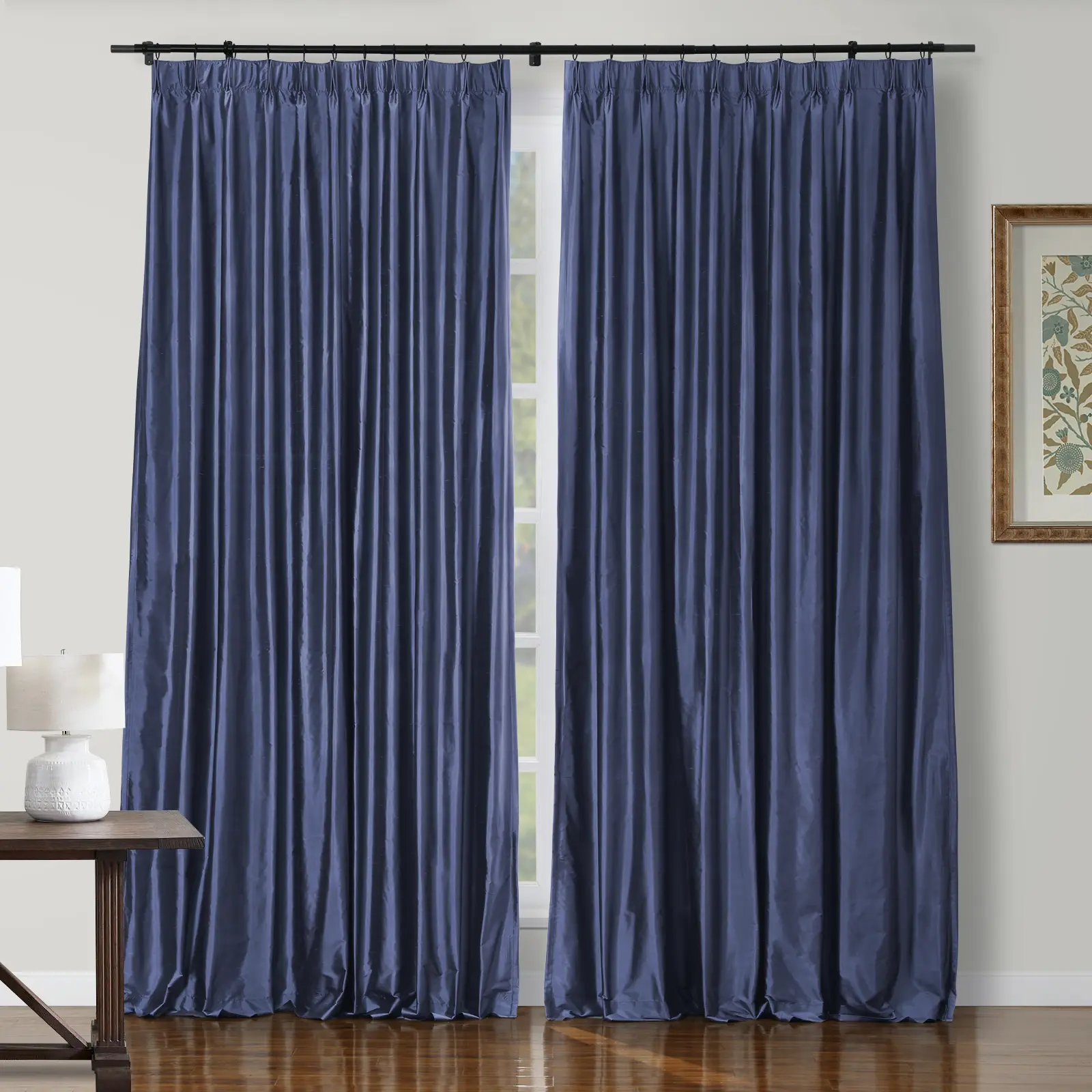 Selman Dupioni Silk Drapery Pleated - Image 45