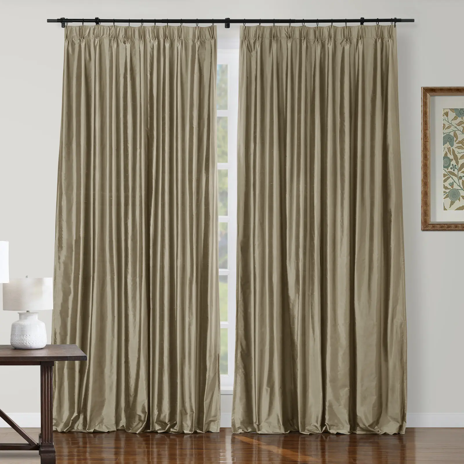 Selman Dupioni Silk Drapery Pleated - Image 52