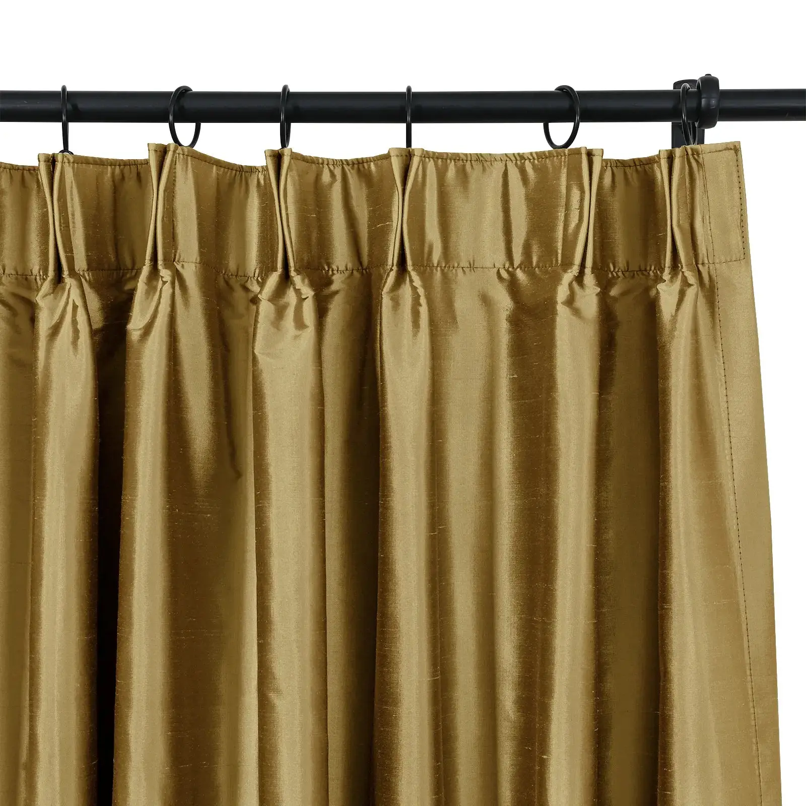 Selman Dupioni Silk Drapery Pleated - Image 55