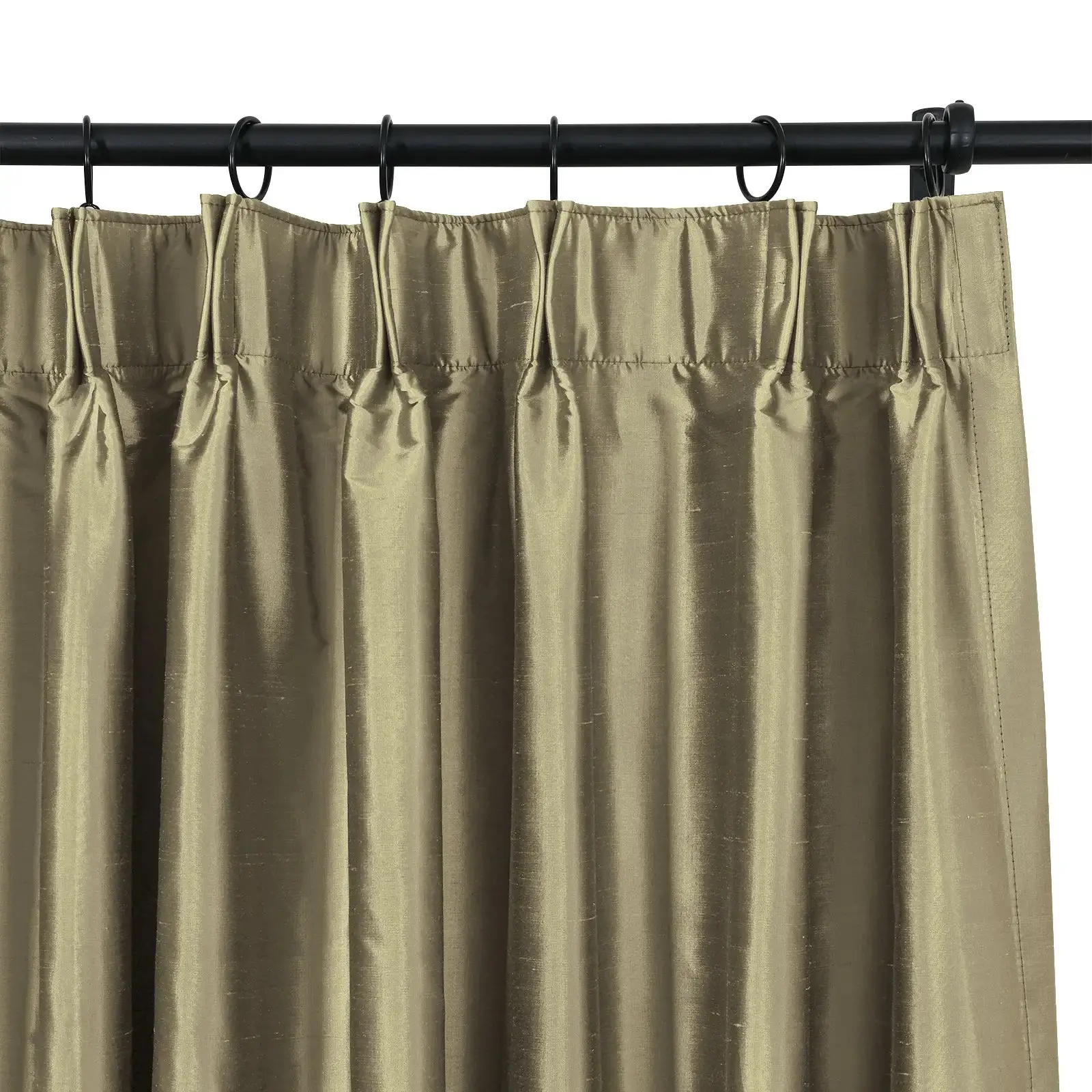 Selman Dupioni Silk Drapery Pleated - Image 61