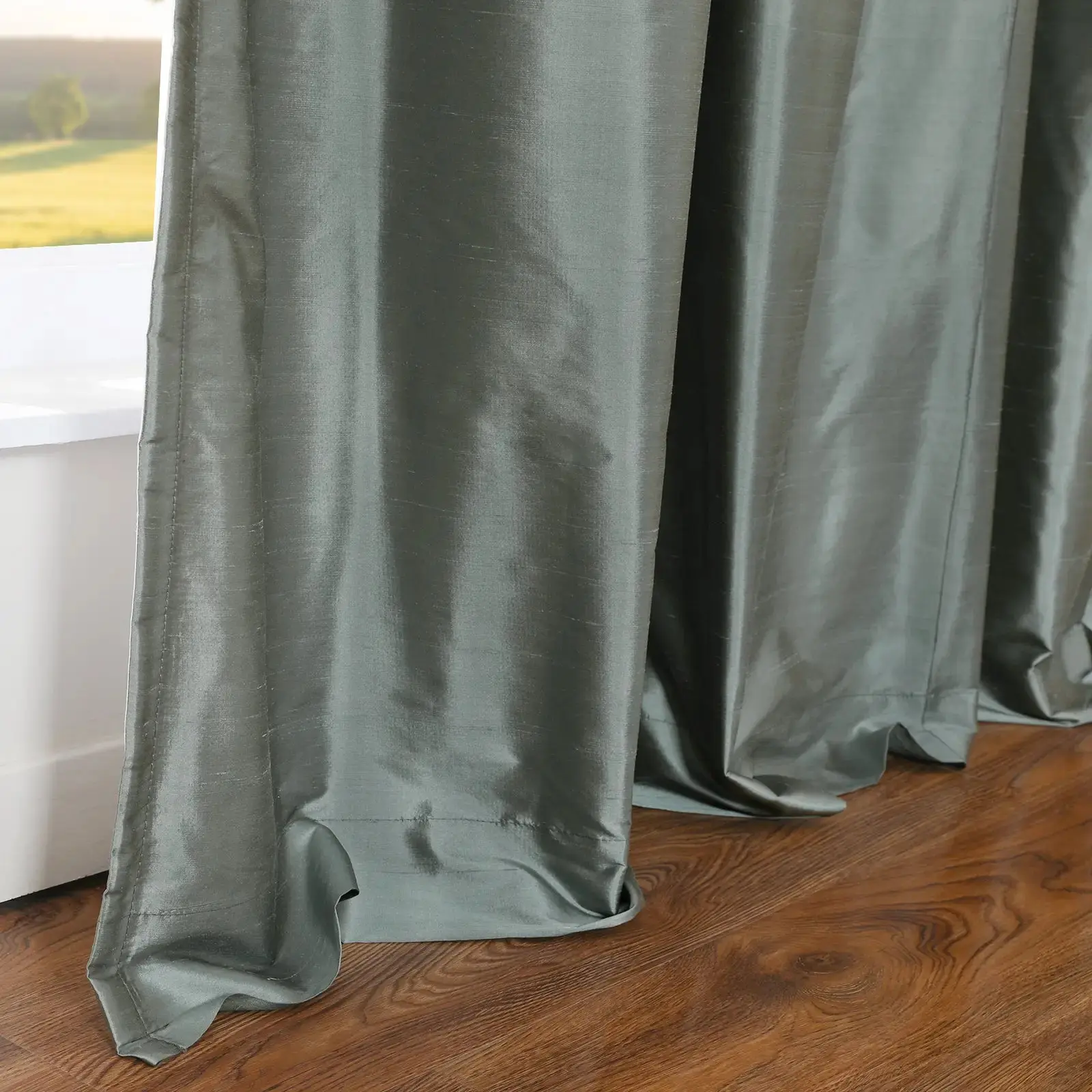 Selman Dupioni Silk Drapery Pleated - Image 76