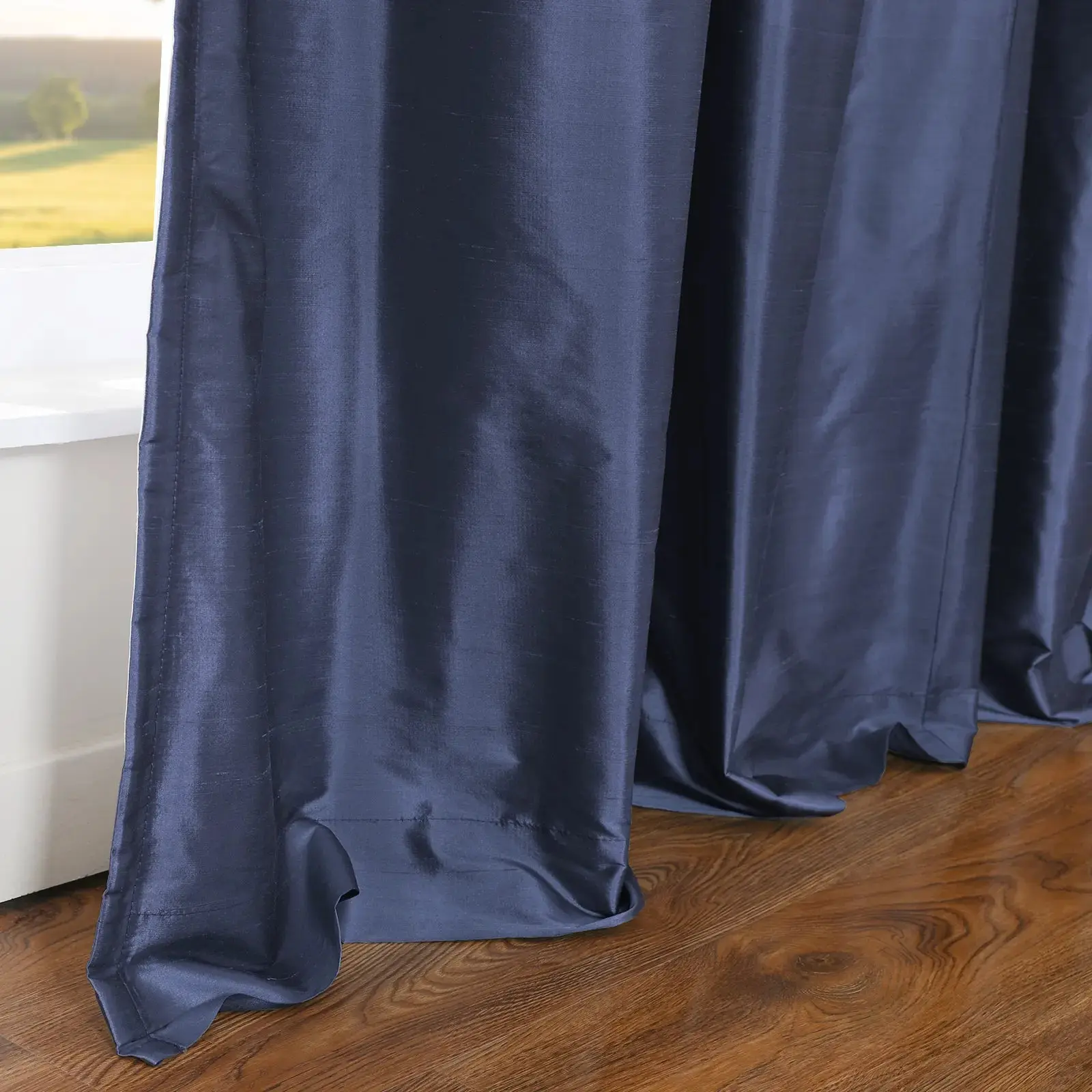Selman Dupioni Silk Drapery Pleated - Image 85