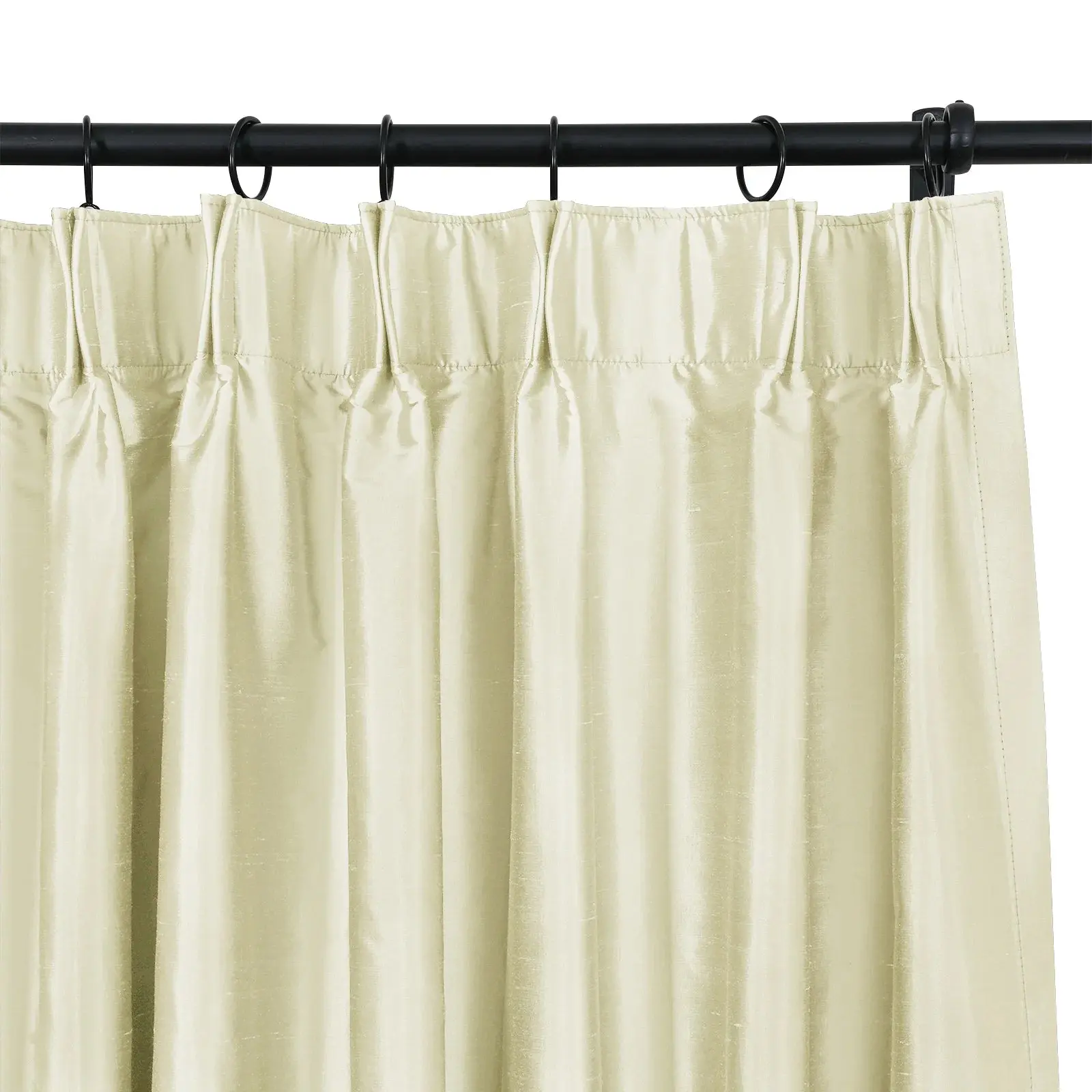 Selman Dupioni Silk Drapery Pleated - Image 86