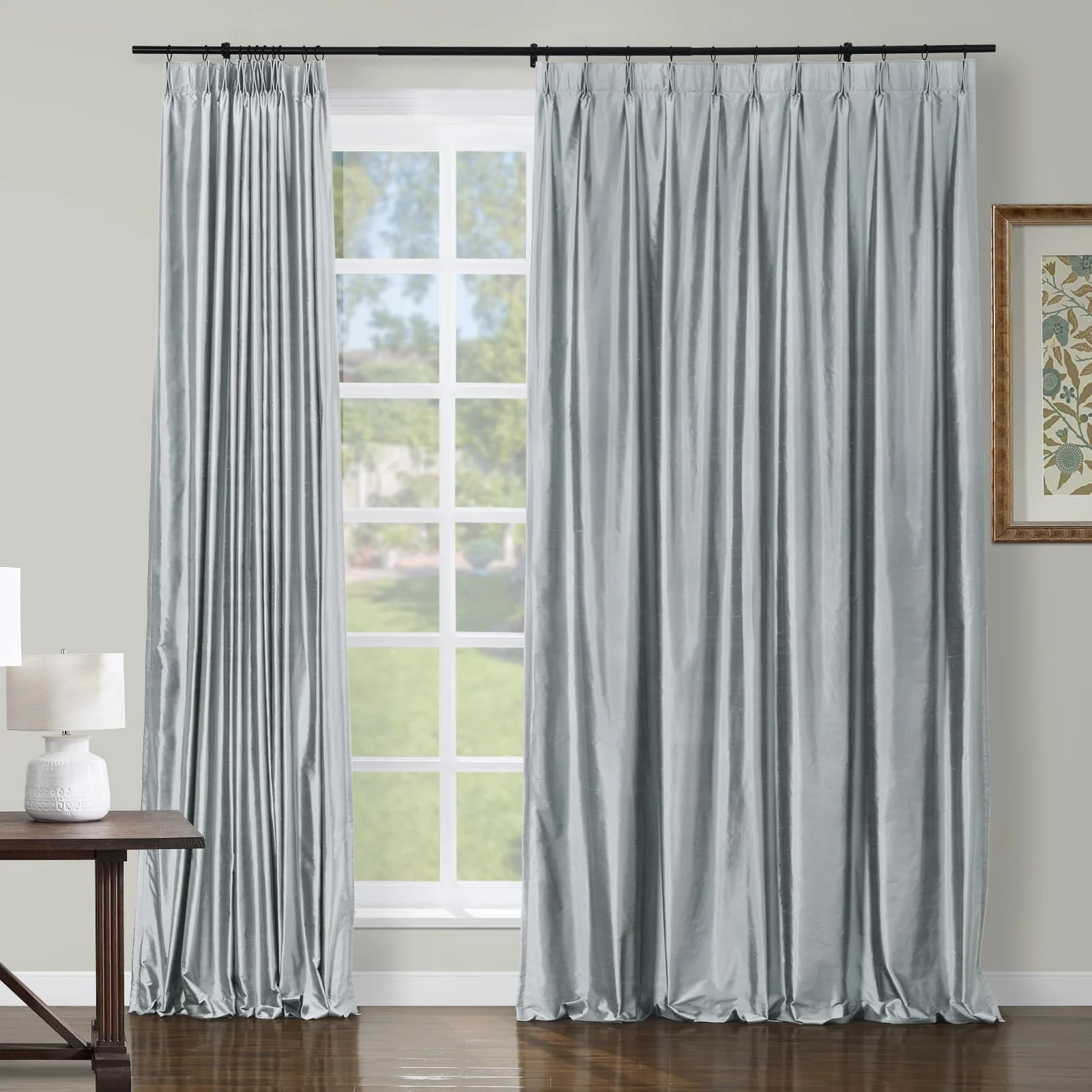 Selman Dupioni Silk Drapery Pleated - Image 9