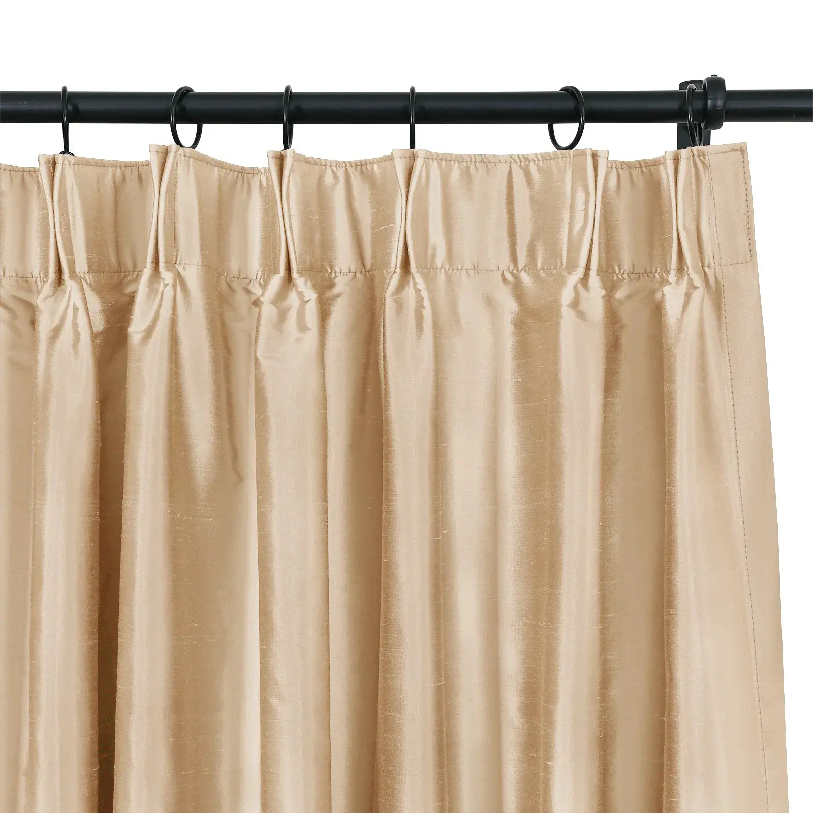 Selman Dupioni Silk Drapery Pleated - Image 90