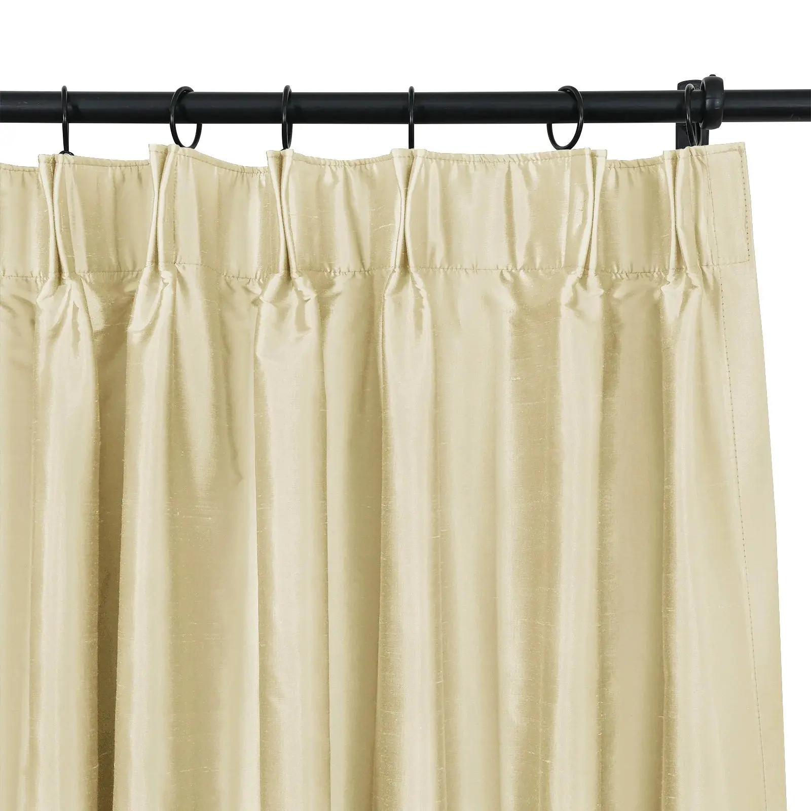 Selman Dupioni Silk Drapery Pleated - Image 93