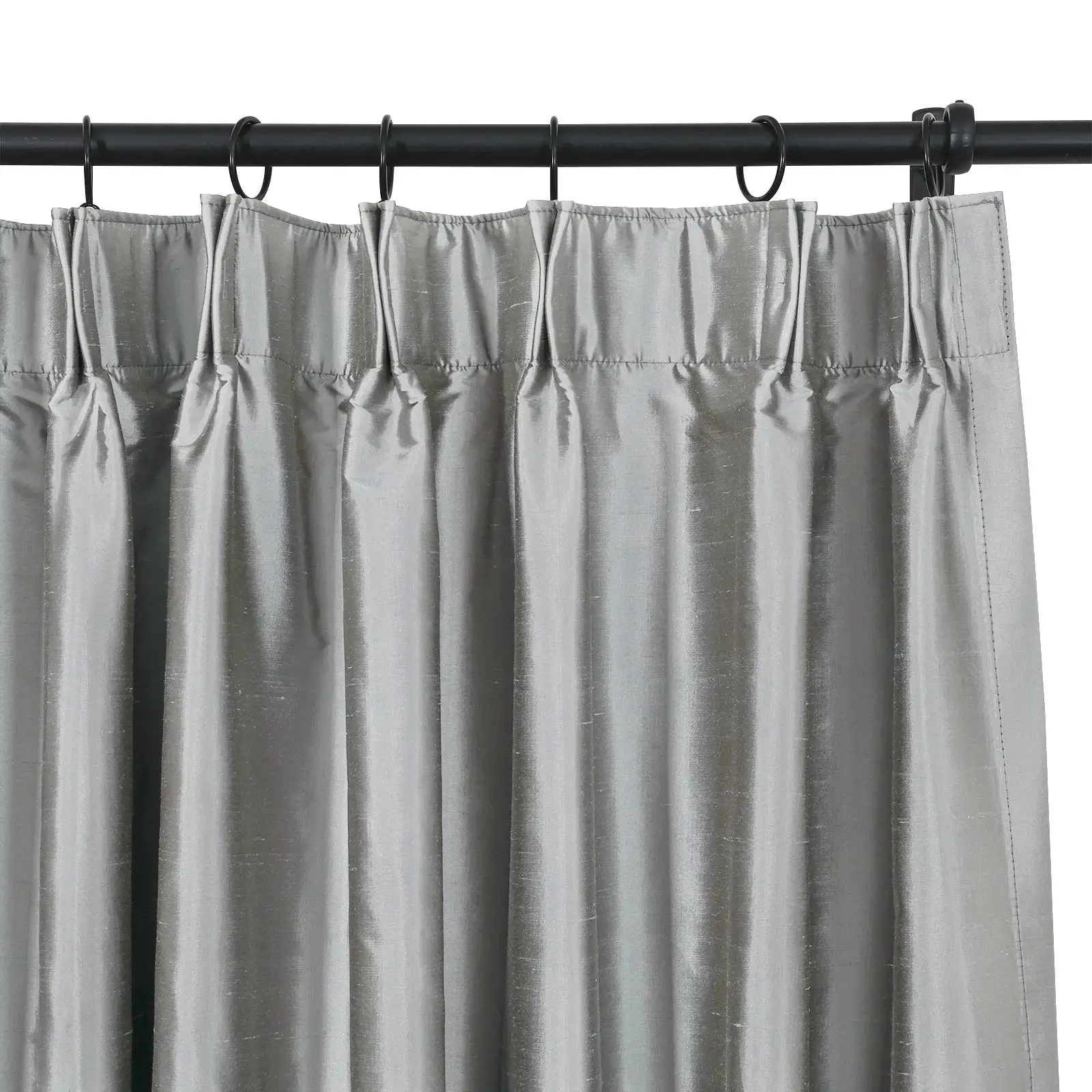 Selman Dupioni Silk Drapery Pleated - Image 99