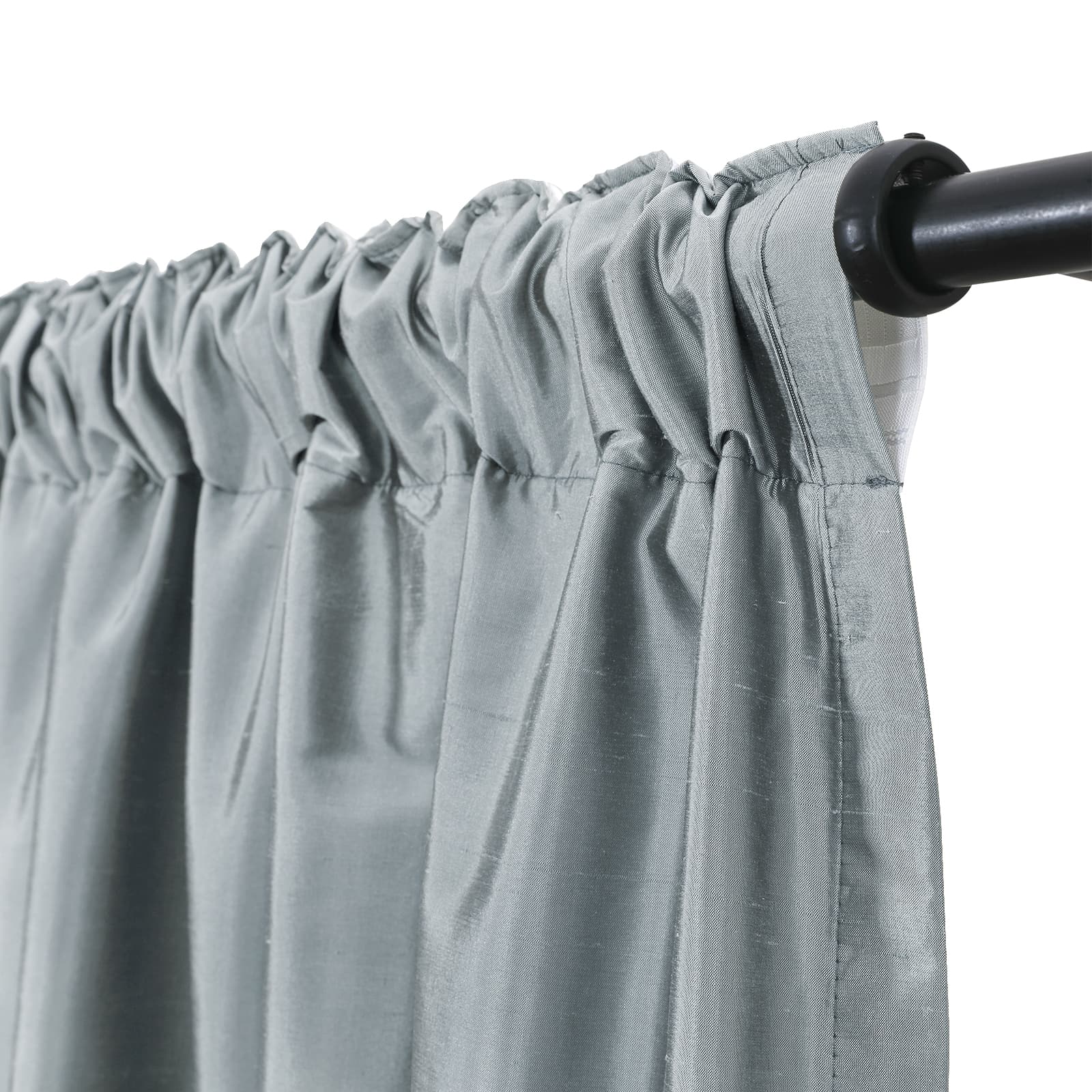 Selman Dupioni Silk Drapery Soft Top - Image 12