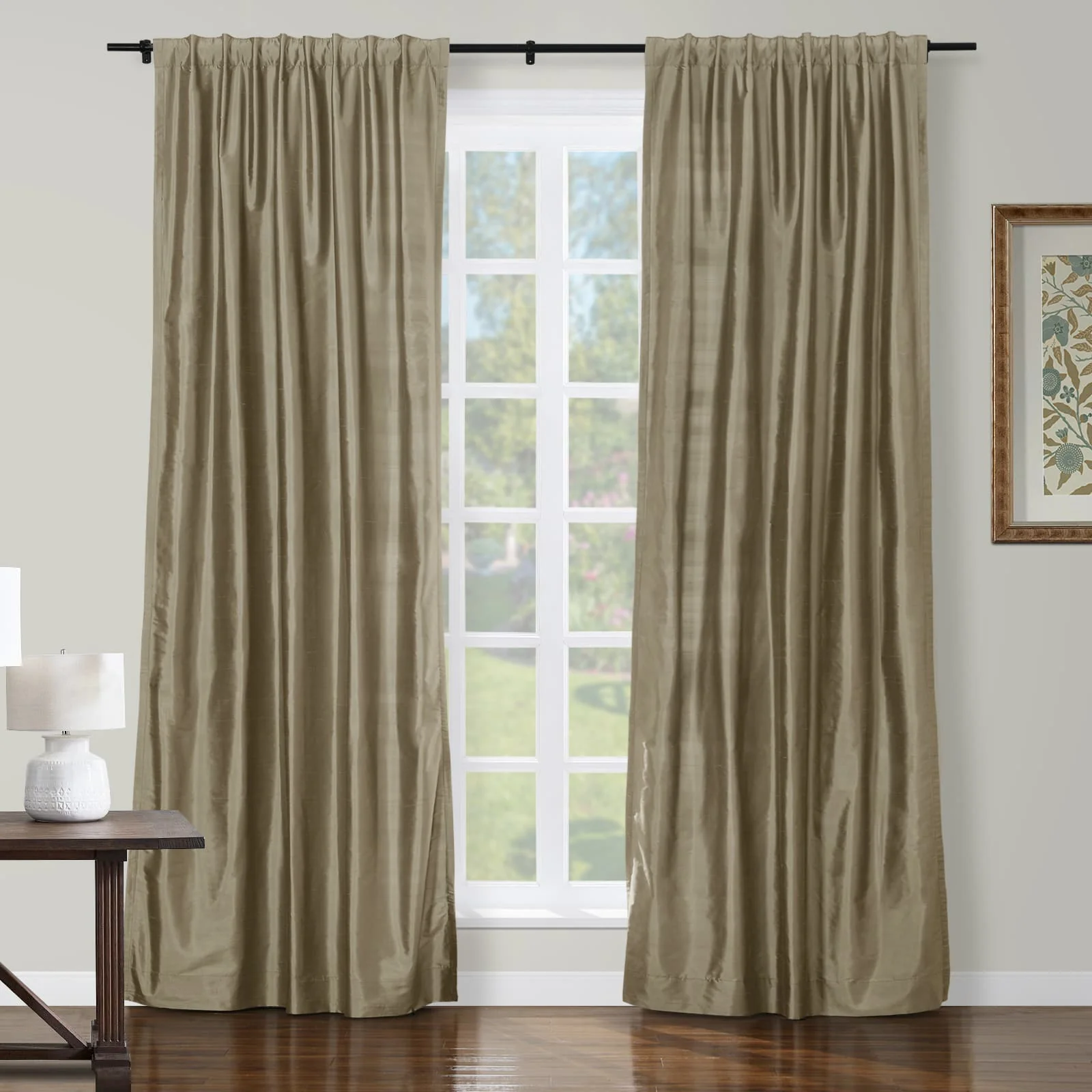 Selman Dupioni Silk Drapery Soft Top - Image 23