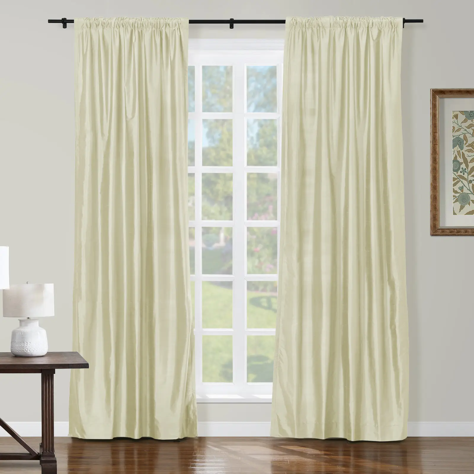 Selman Dupioni Silk Drapery Soft Top - Image 37