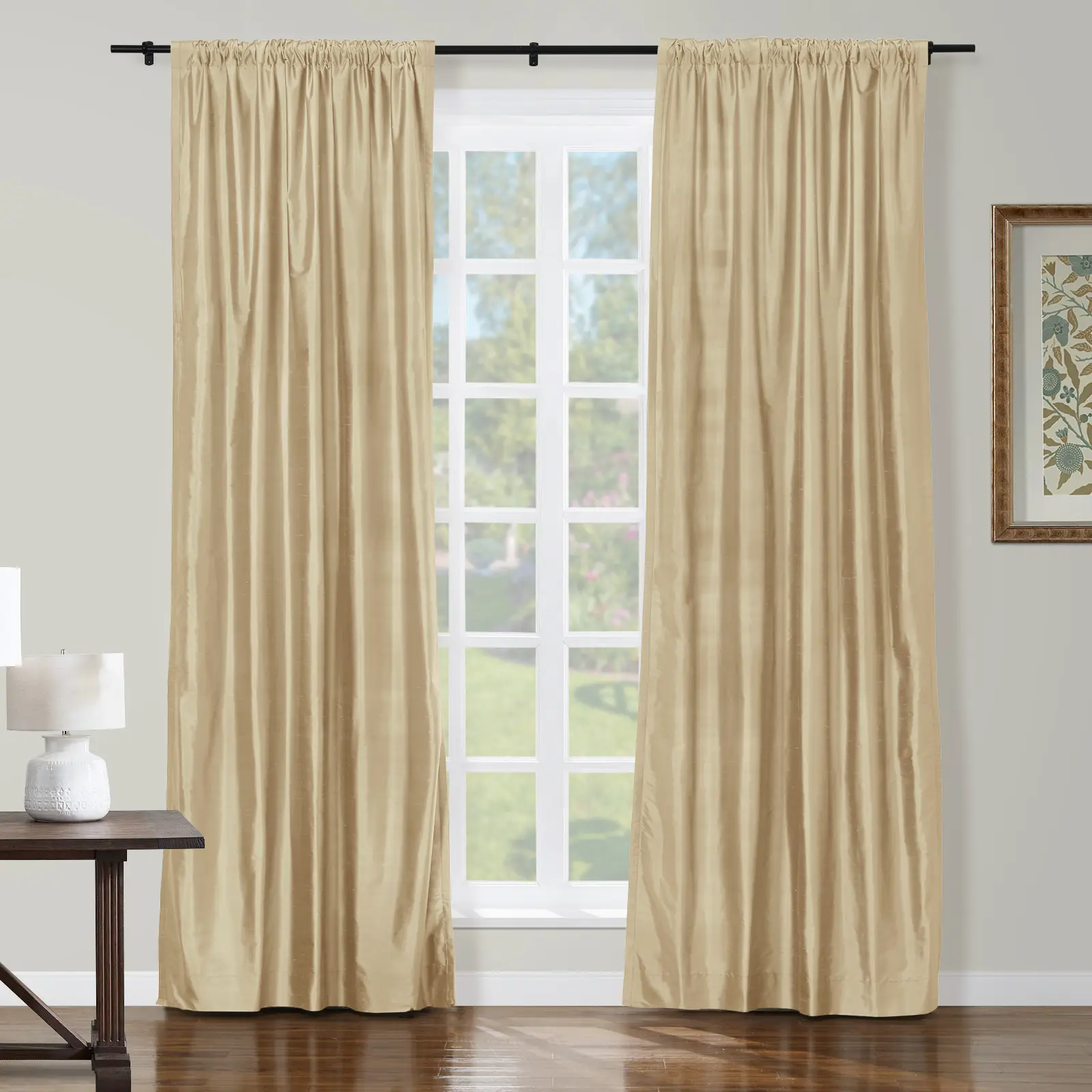 Selman Dupioni Silk Drapery Soft Top - Image 40
