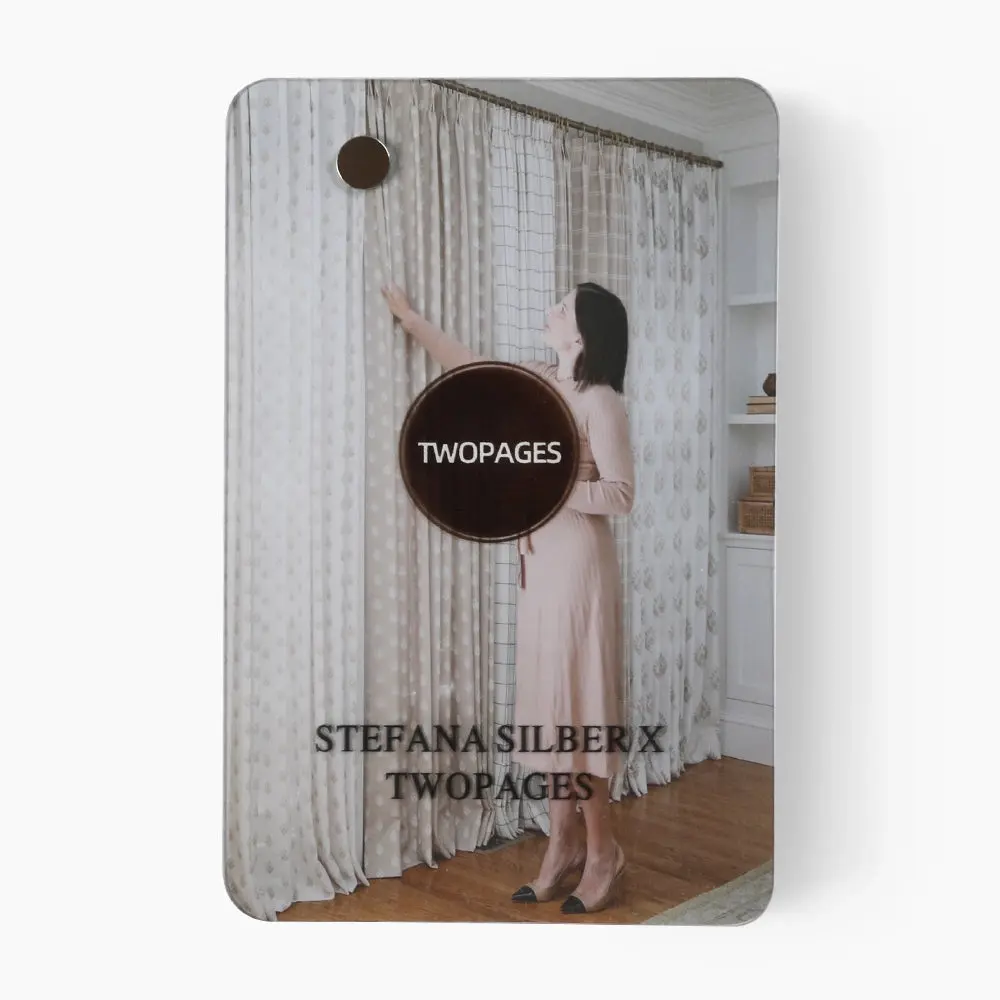 Stefana Silber Print Polyester Linen Booklet 21 Colors - Image 3