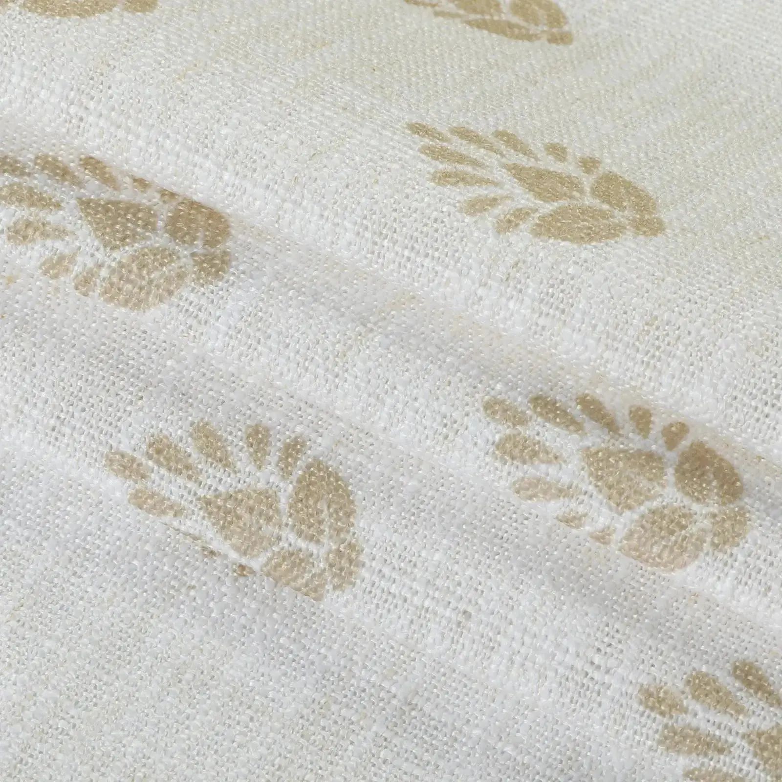 Stefana Silber Print Linen Blend Curtain Drapery Pleated - Image 75