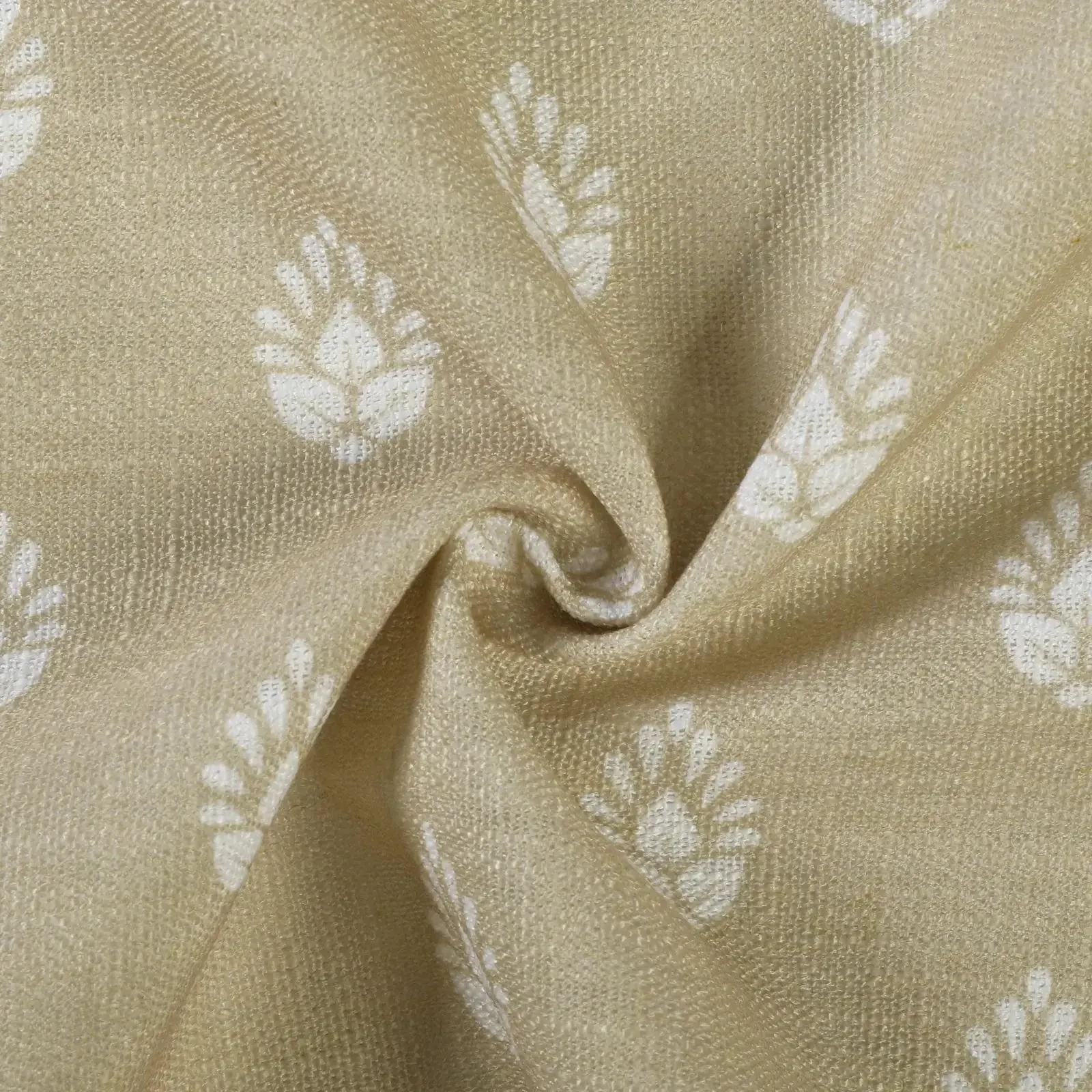 Stefana Silber Print Linen Blend Curtain Drapery Pleated - Image 81