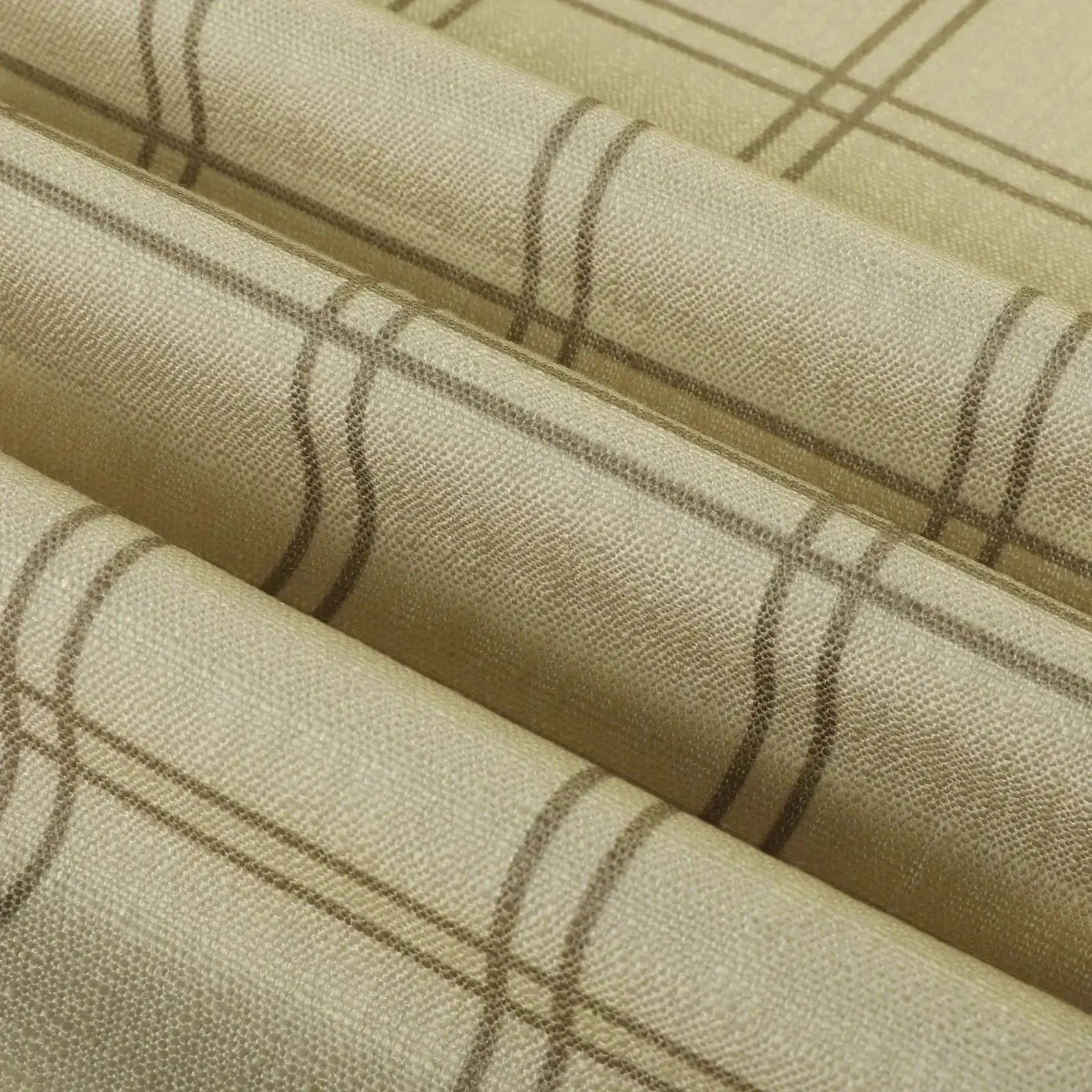 Stefana Silber Print Linen Blend Curtain Drapery Pleated - Image 90