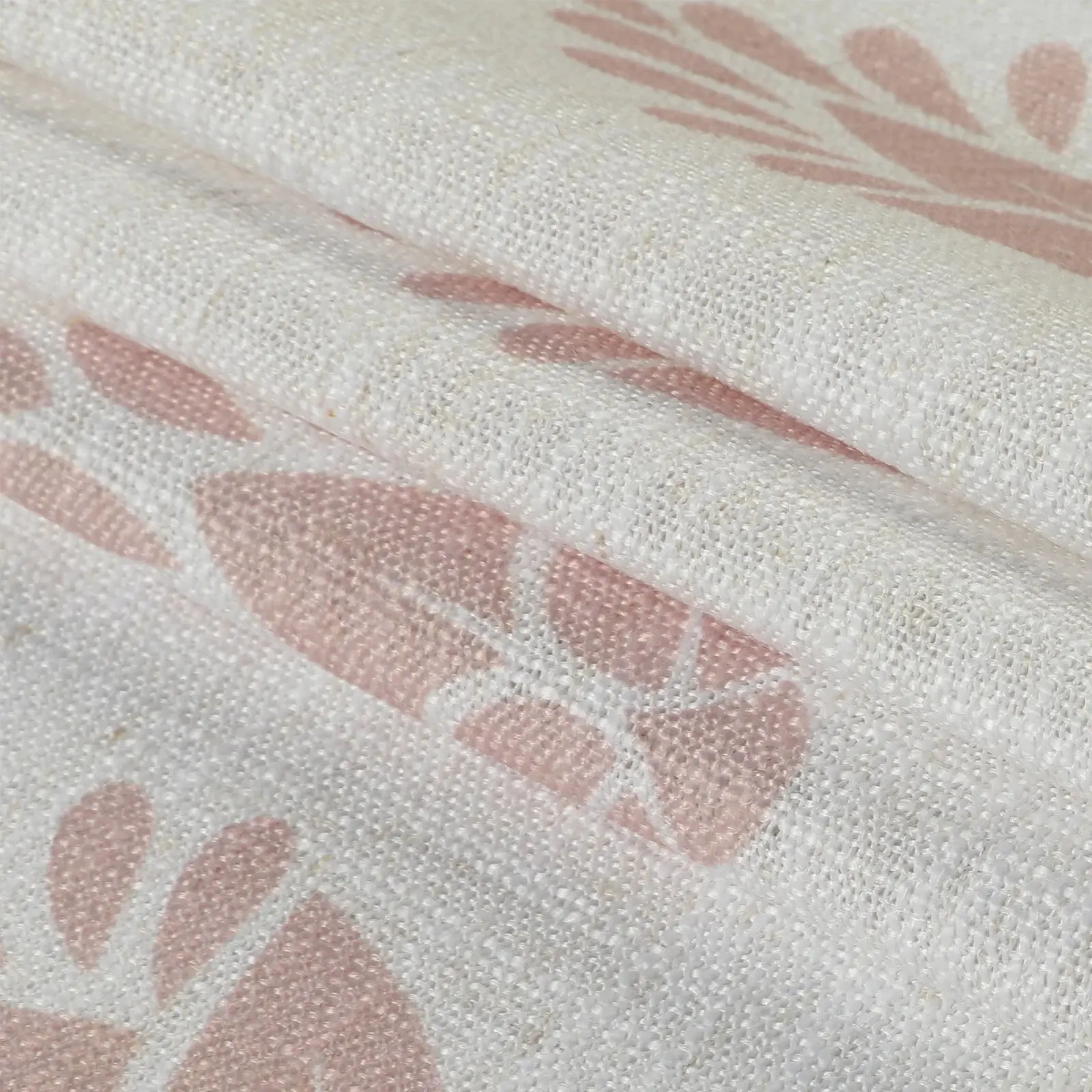 Stefana Silber Print Linen Blend Curtain Drapery Pleated - Image 106