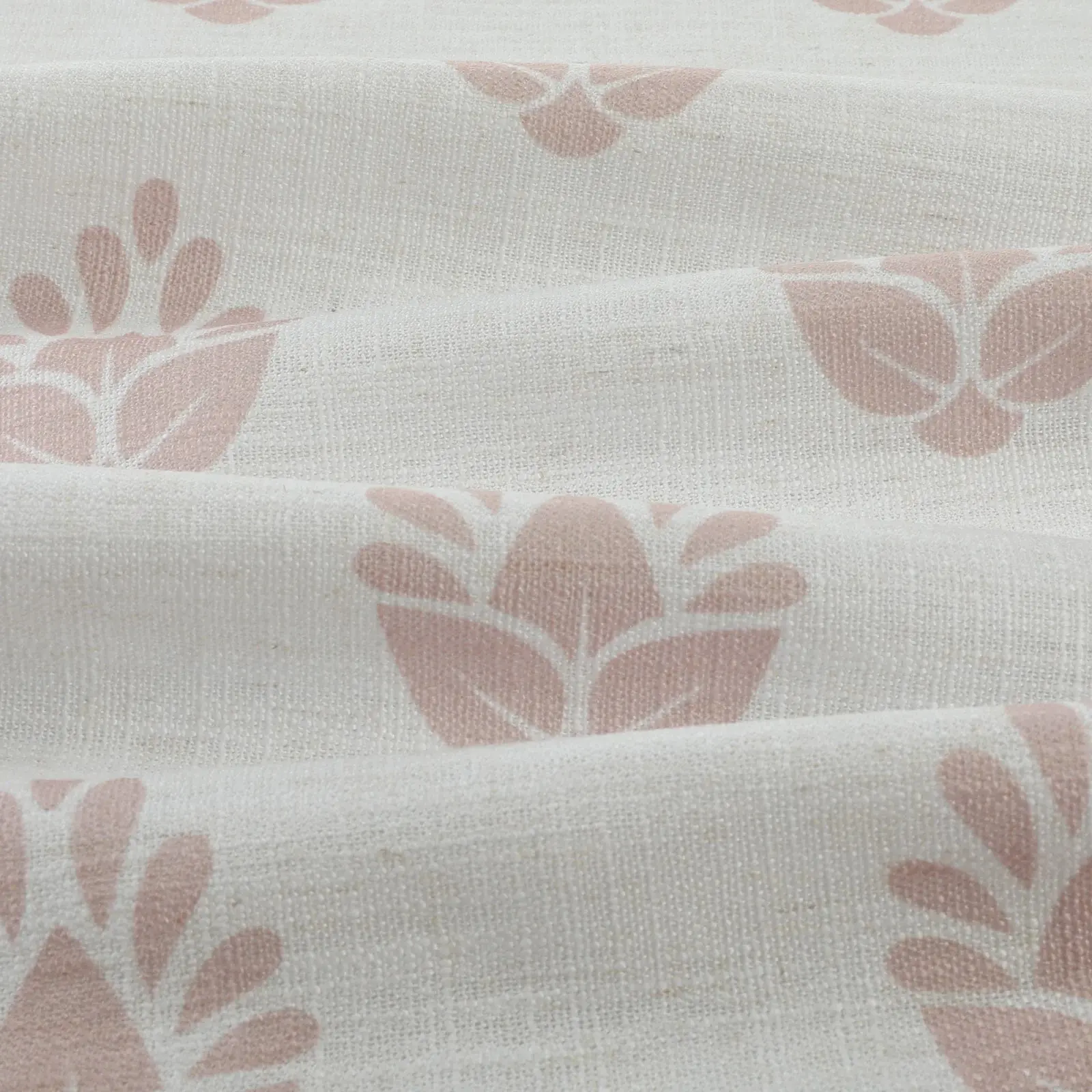 Stefana Silber Print Linen Blend Curtain Drapery Pleated - Image 108
