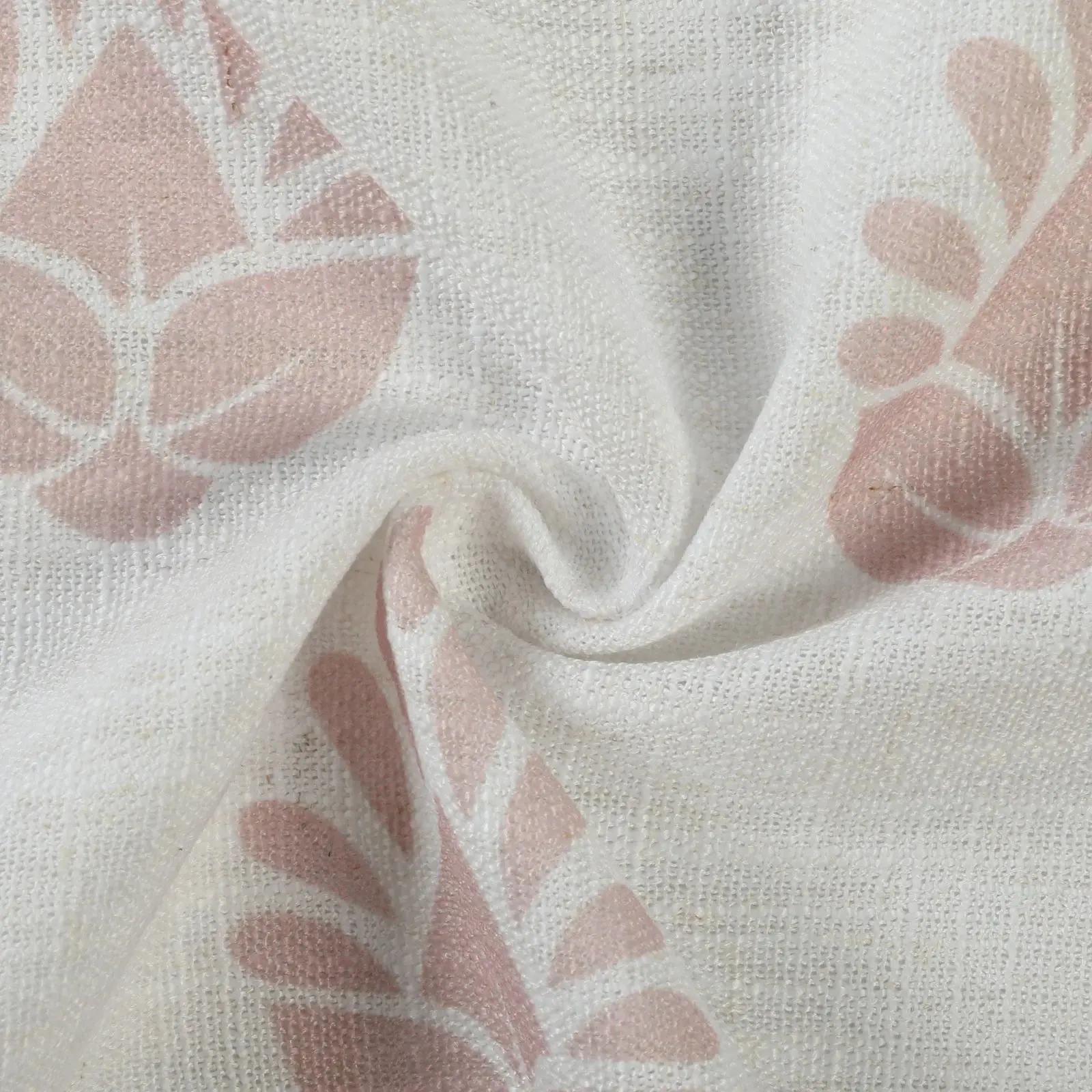 Stefana Silber Print Linen Blend Curtain Drapery Pleated - Image 109