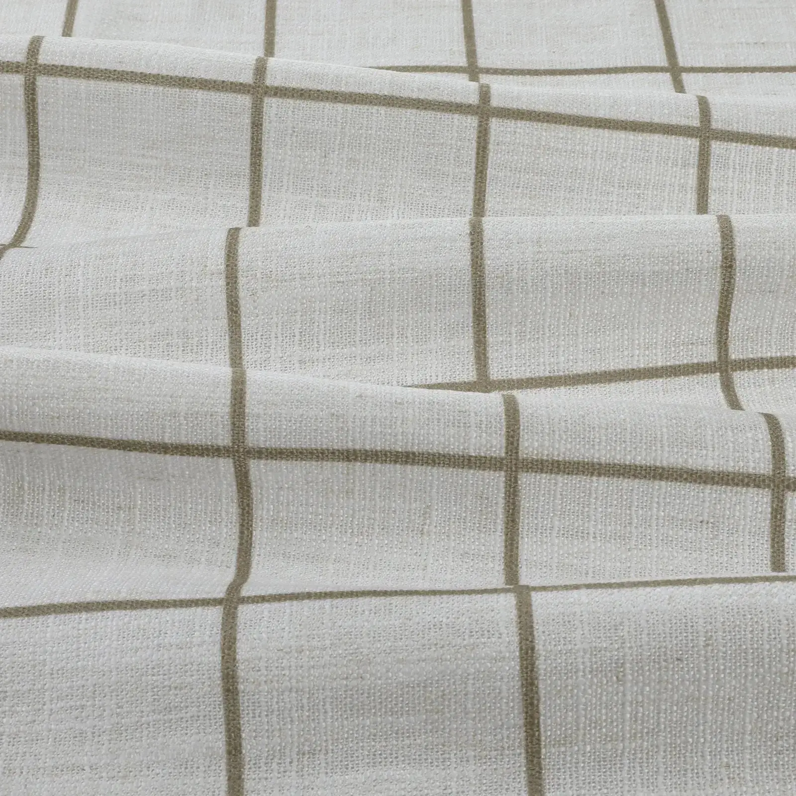Stefana Silber Print Linen Blend Curtain Drapery Pleated - Image 129