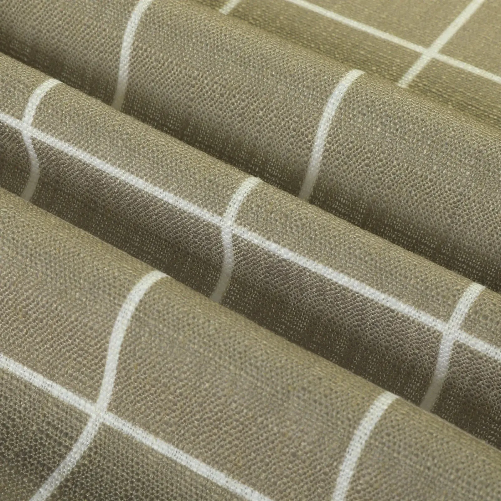 Stefana Silber Print Linen Blend Curtain Drapery Pleated - Image 130