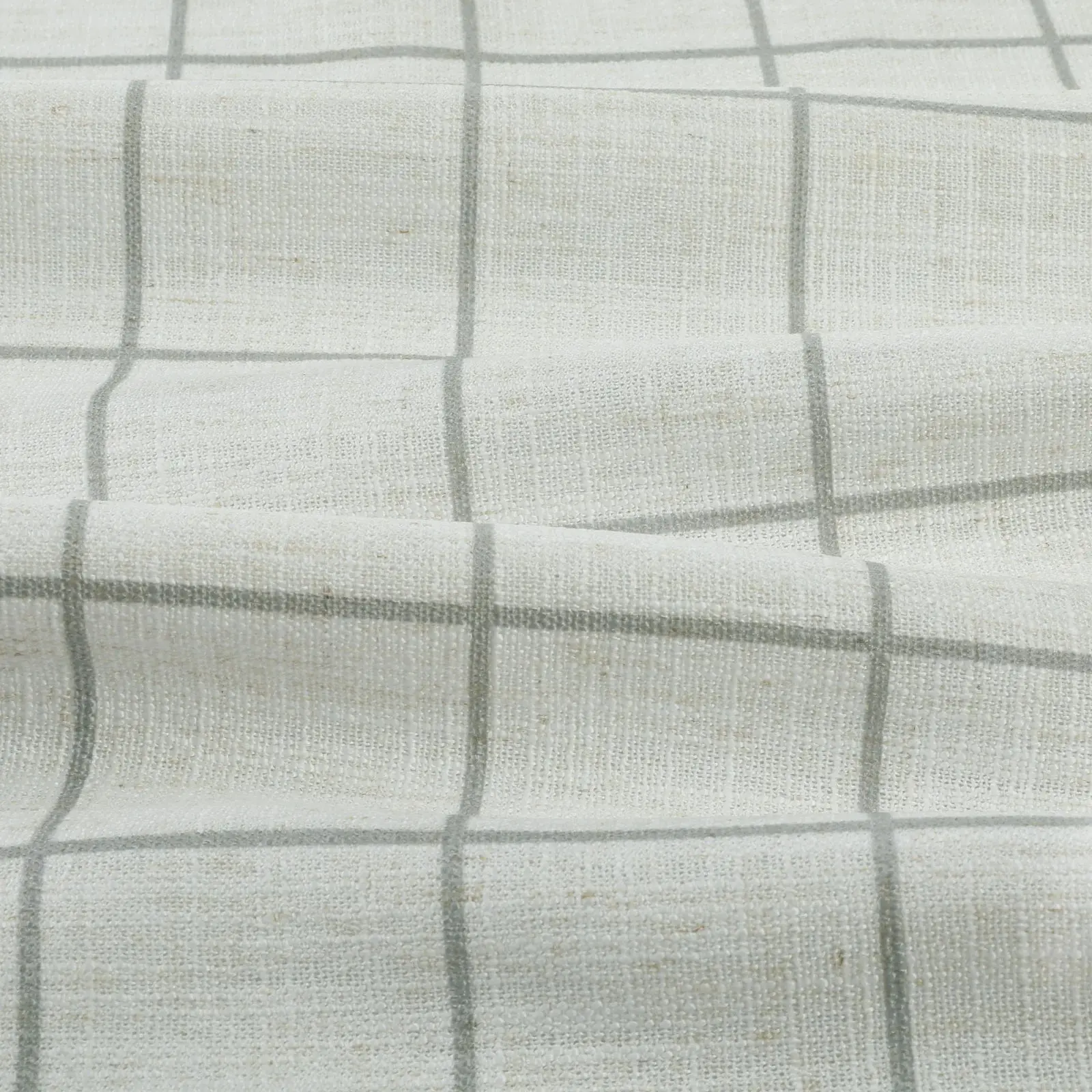 Stefana Silber Print Linen Blend Curtain Drapery Pleated - Image 140