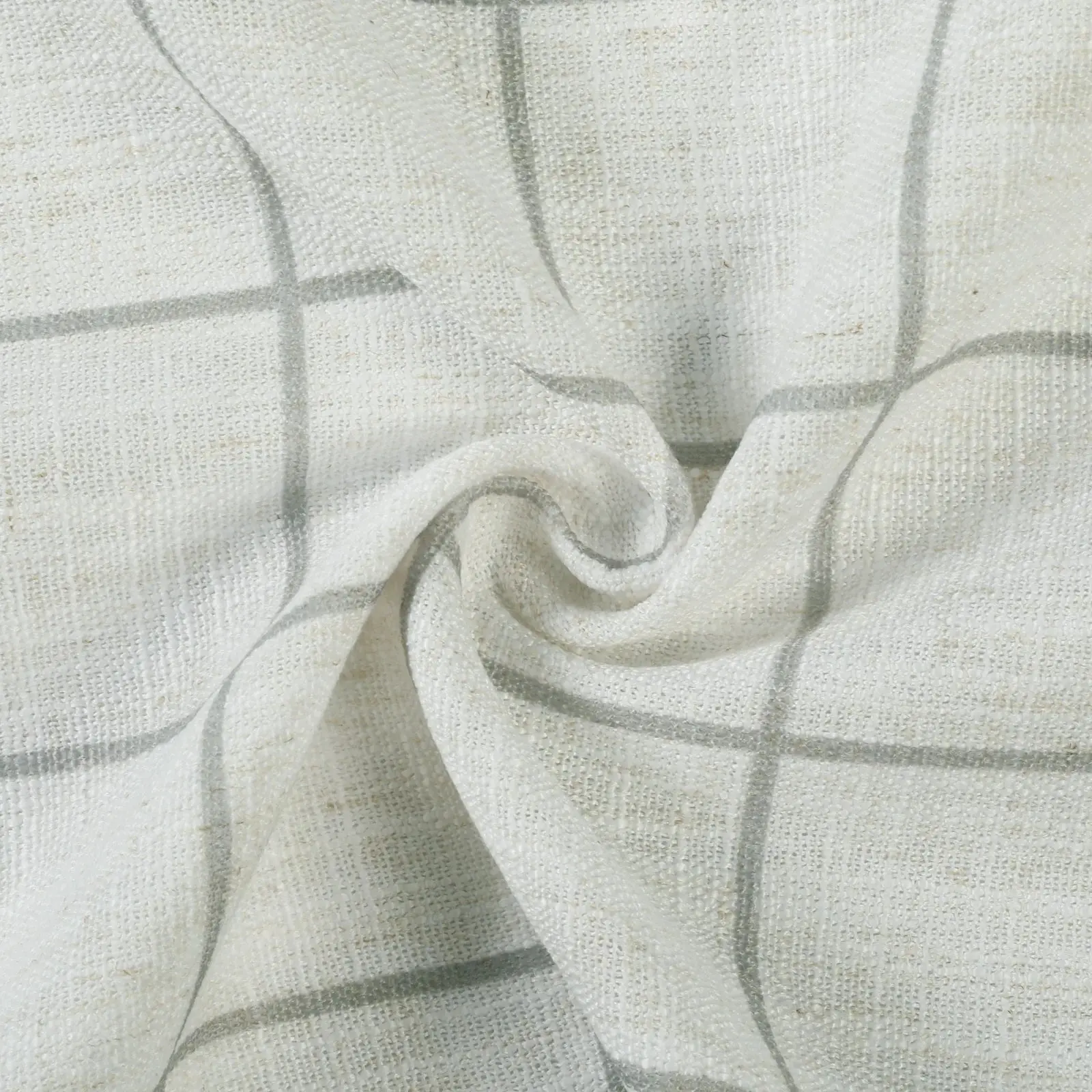 Stefana Silber Print Linen Blend Curtain Drapery Pleated - Image 141