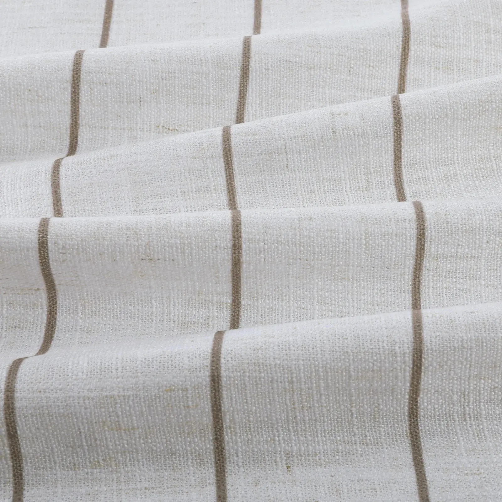 Stefana Silber Print Linen Blend Curtain Drapery Pleated - Image 142