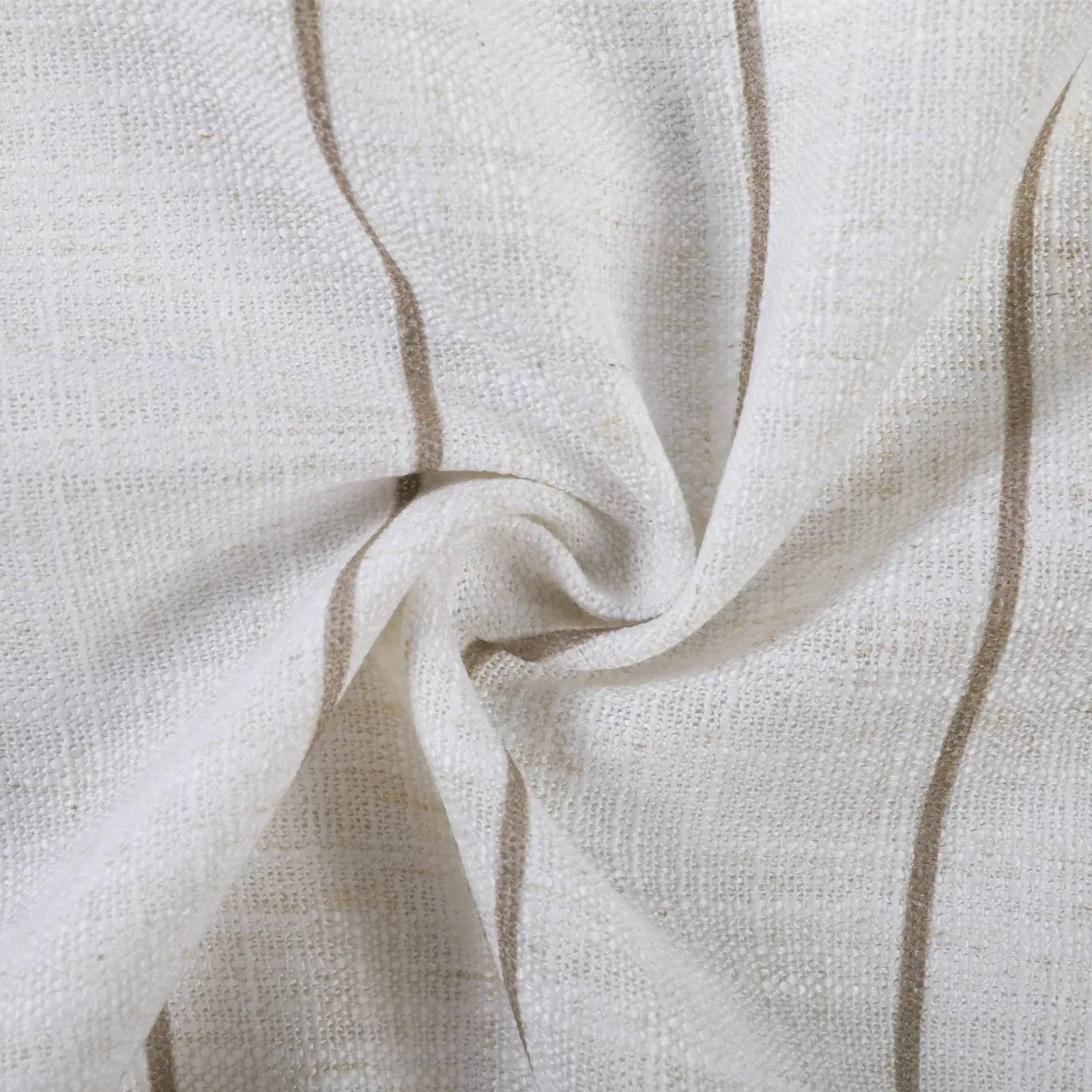 Stefana Silber Print Linen Blend Curtain Drapery Pleated - Image 145