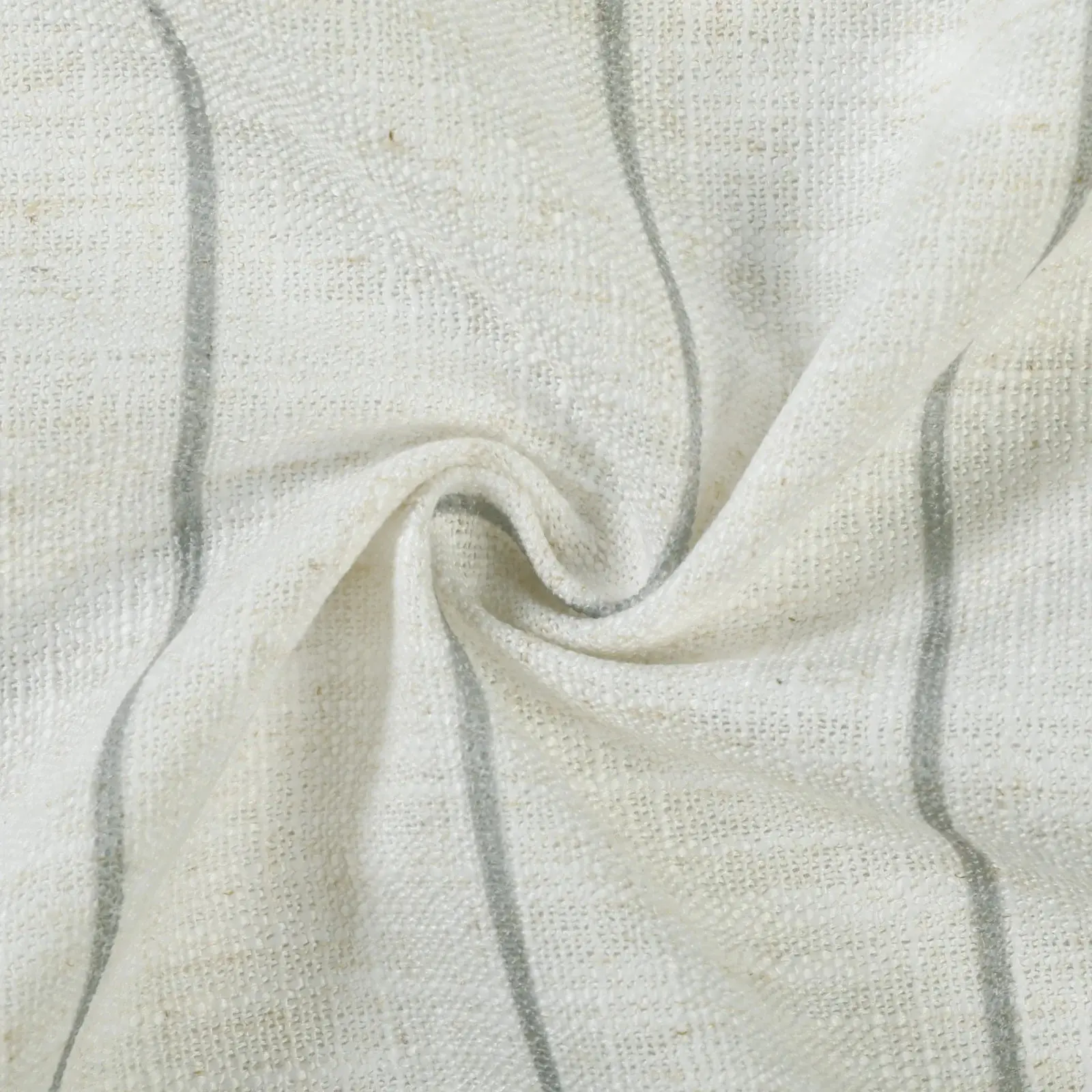 Stefana Silber Print Linen Blend Curtain Drapery Pleated - Image 149
