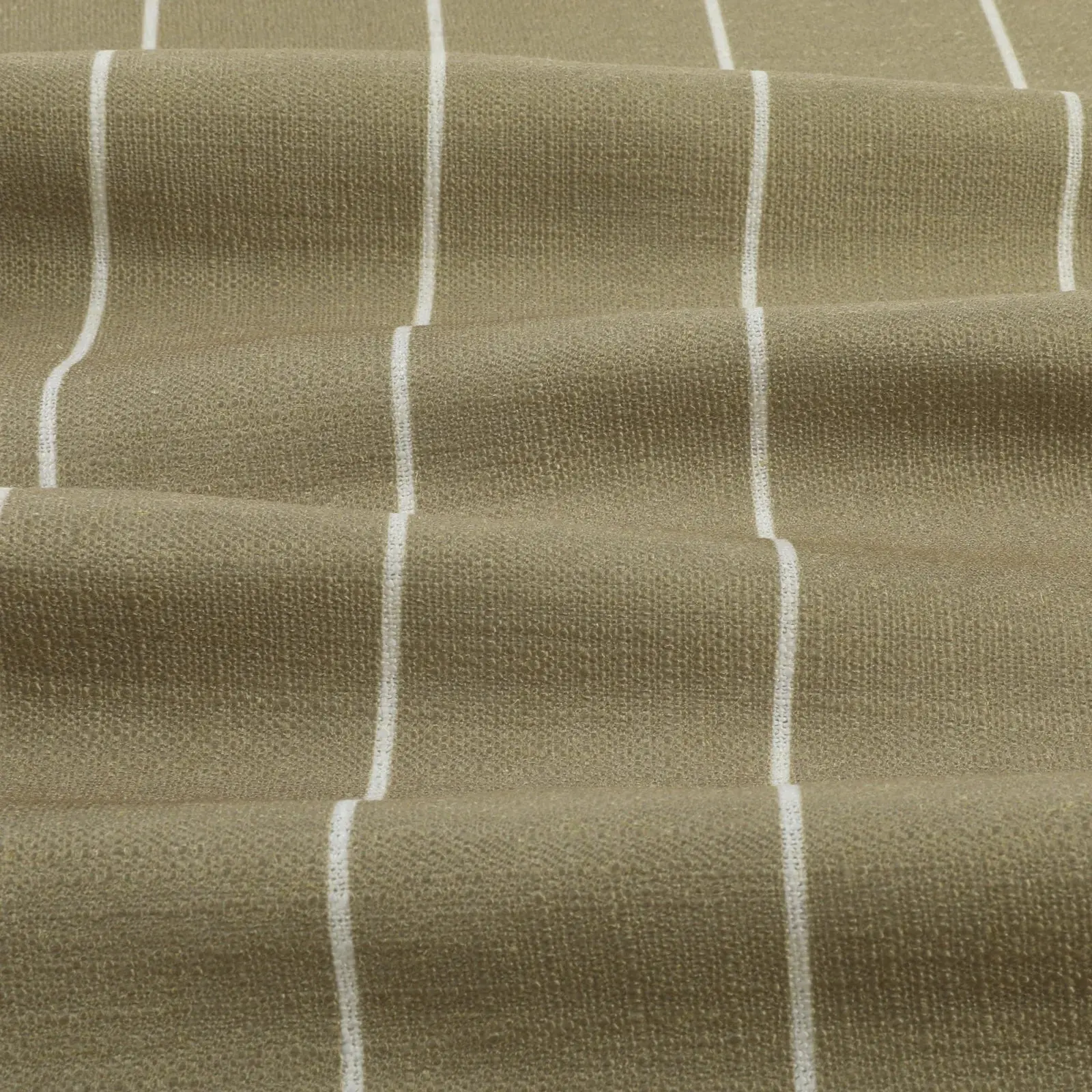 Stefana Silber Print Linen Blend Curtain Drapery Pleated - Image 153